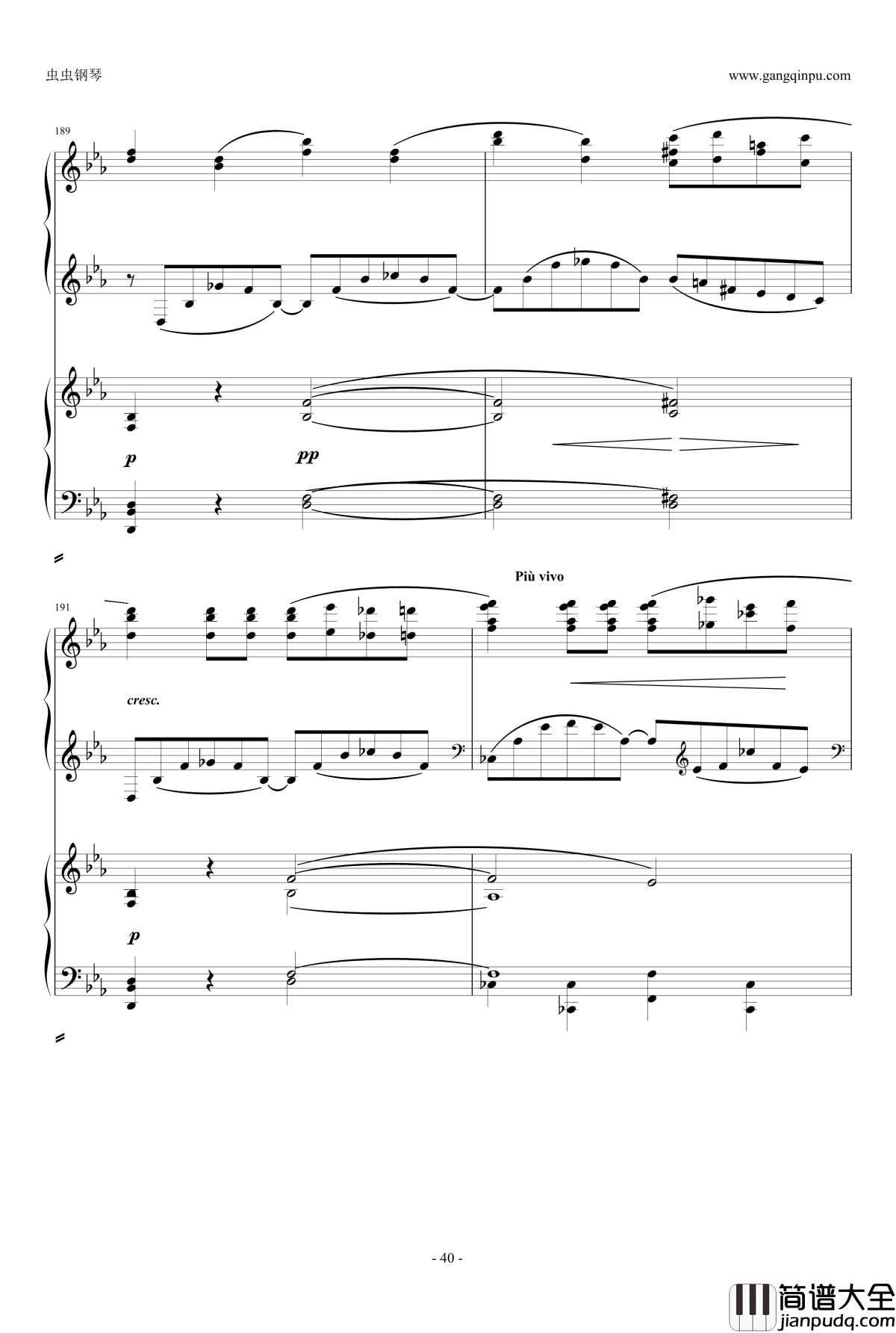 c小调第2钢琴协奏曲钢琴谱_拉赫马尼若夫