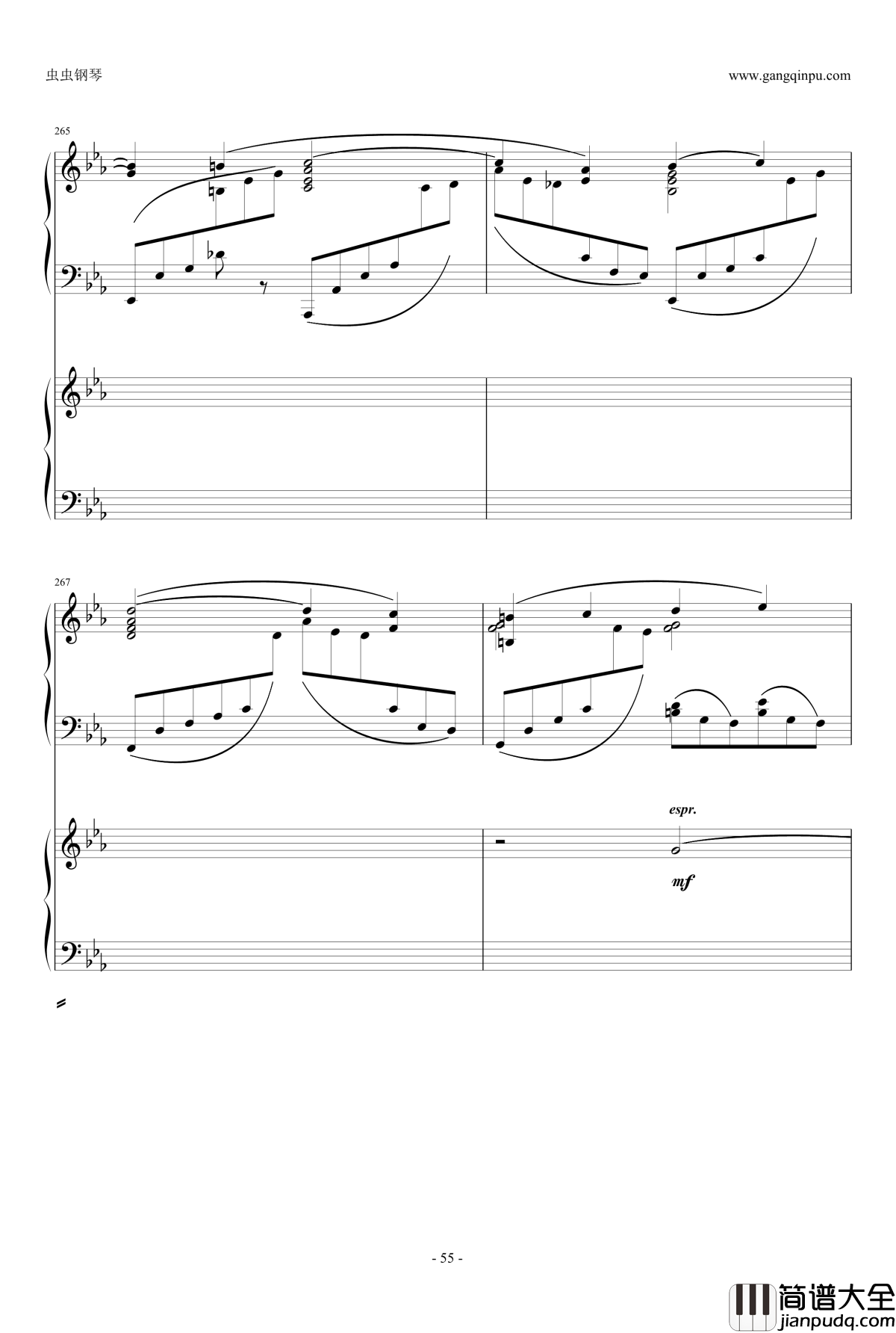 c小调第2钢琴协奏曲钢琴谱_拉赫马尼若夫