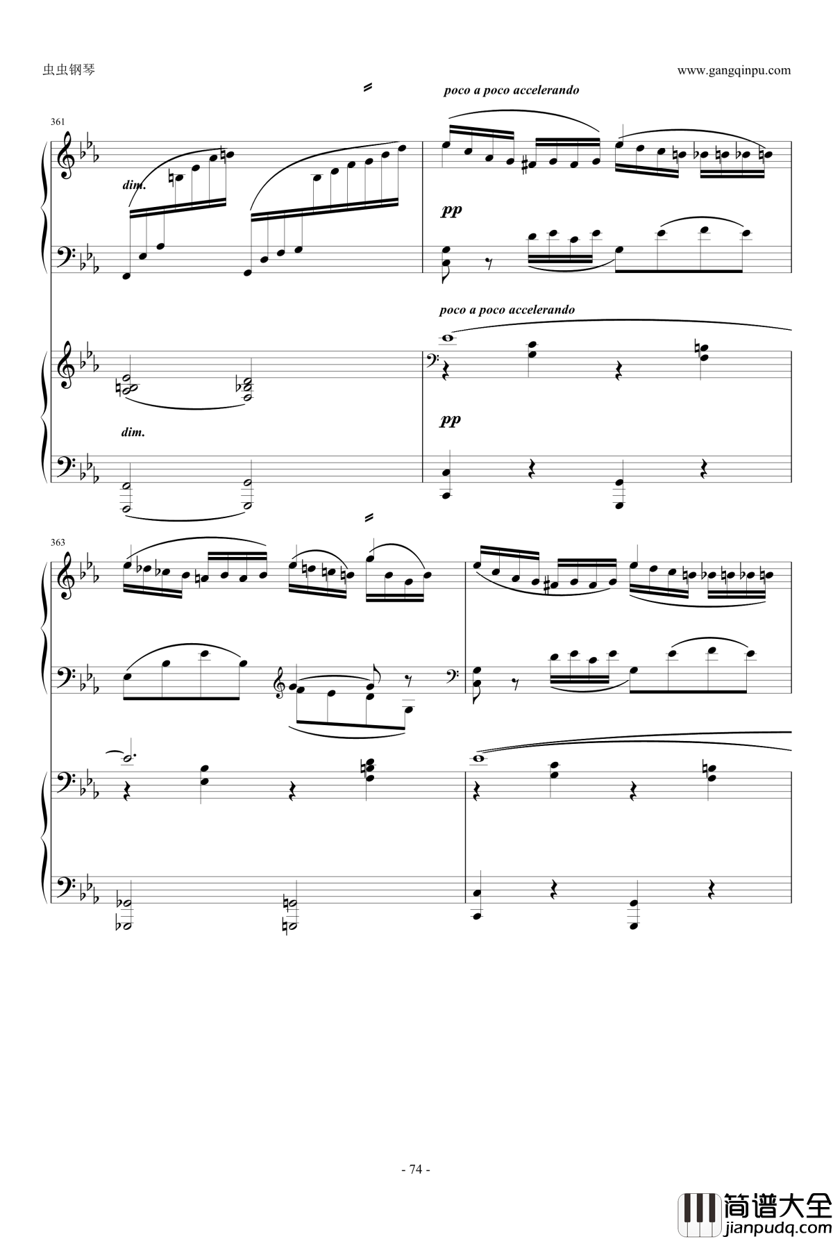 c小调第2钢琴协奏曲钢琴谱_拉赫马尼若夫