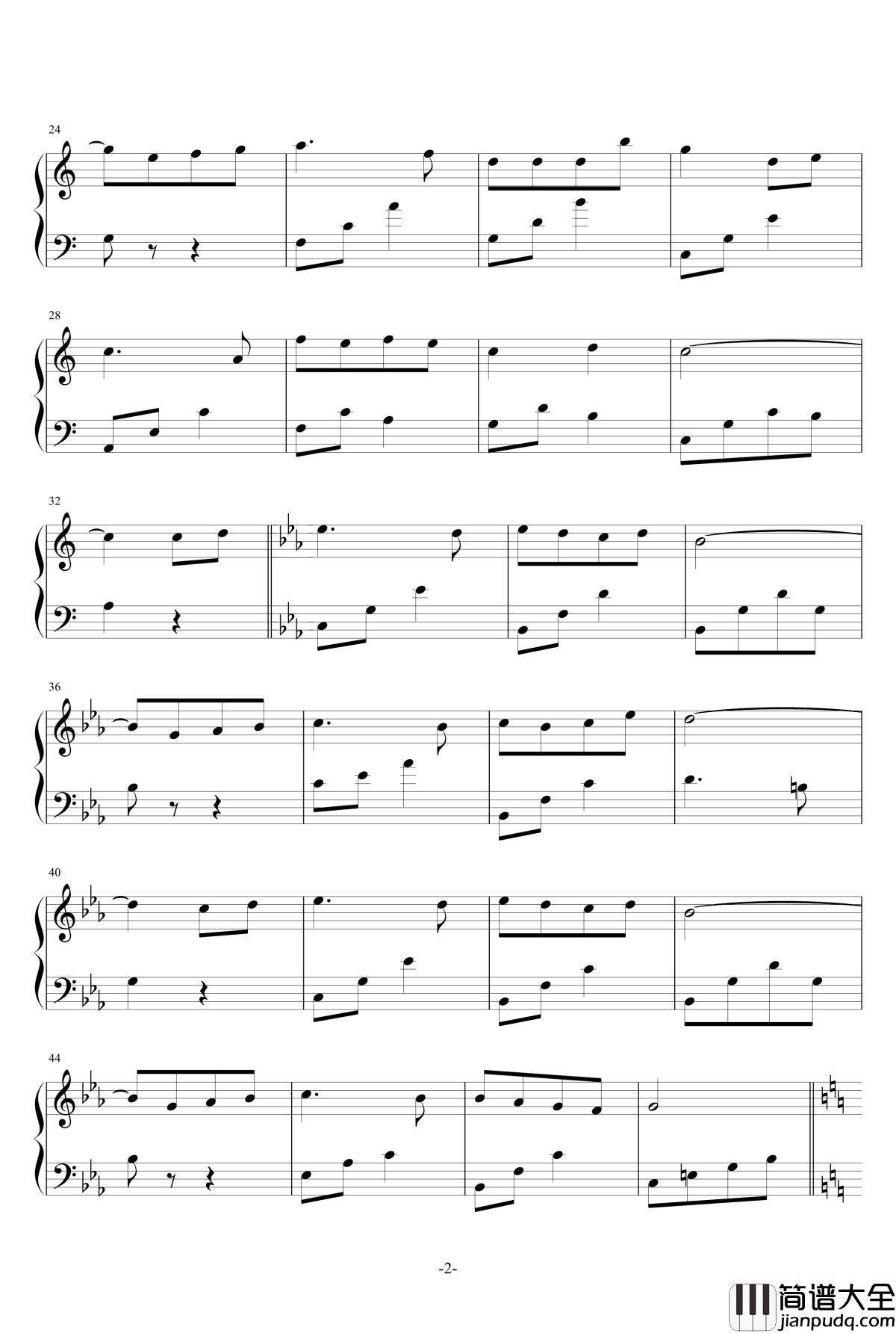 轻声对你说钢琴谱_梦中的钢琴