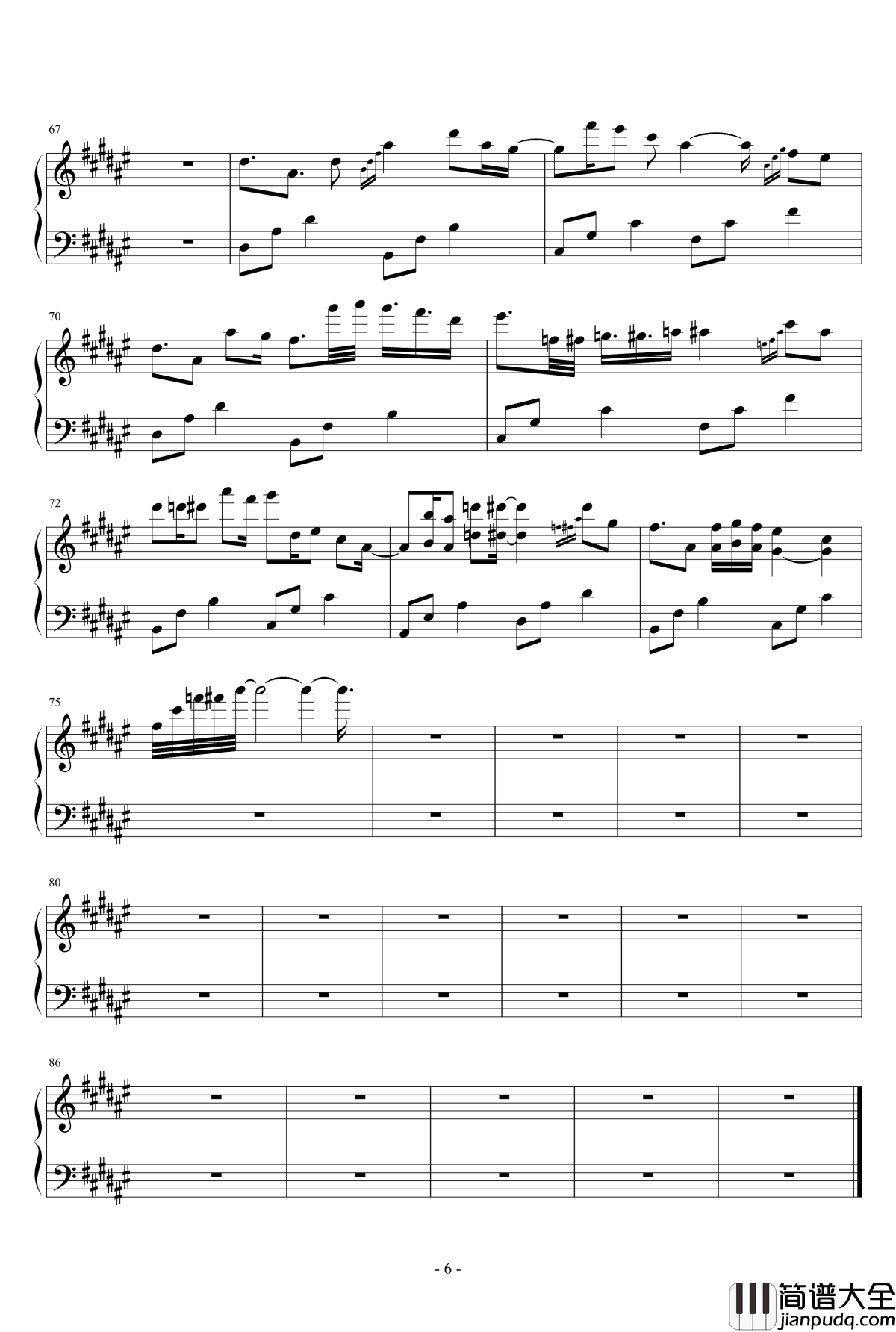 The_Autumn_of_You_and_Me钢琴谱_Ydolem