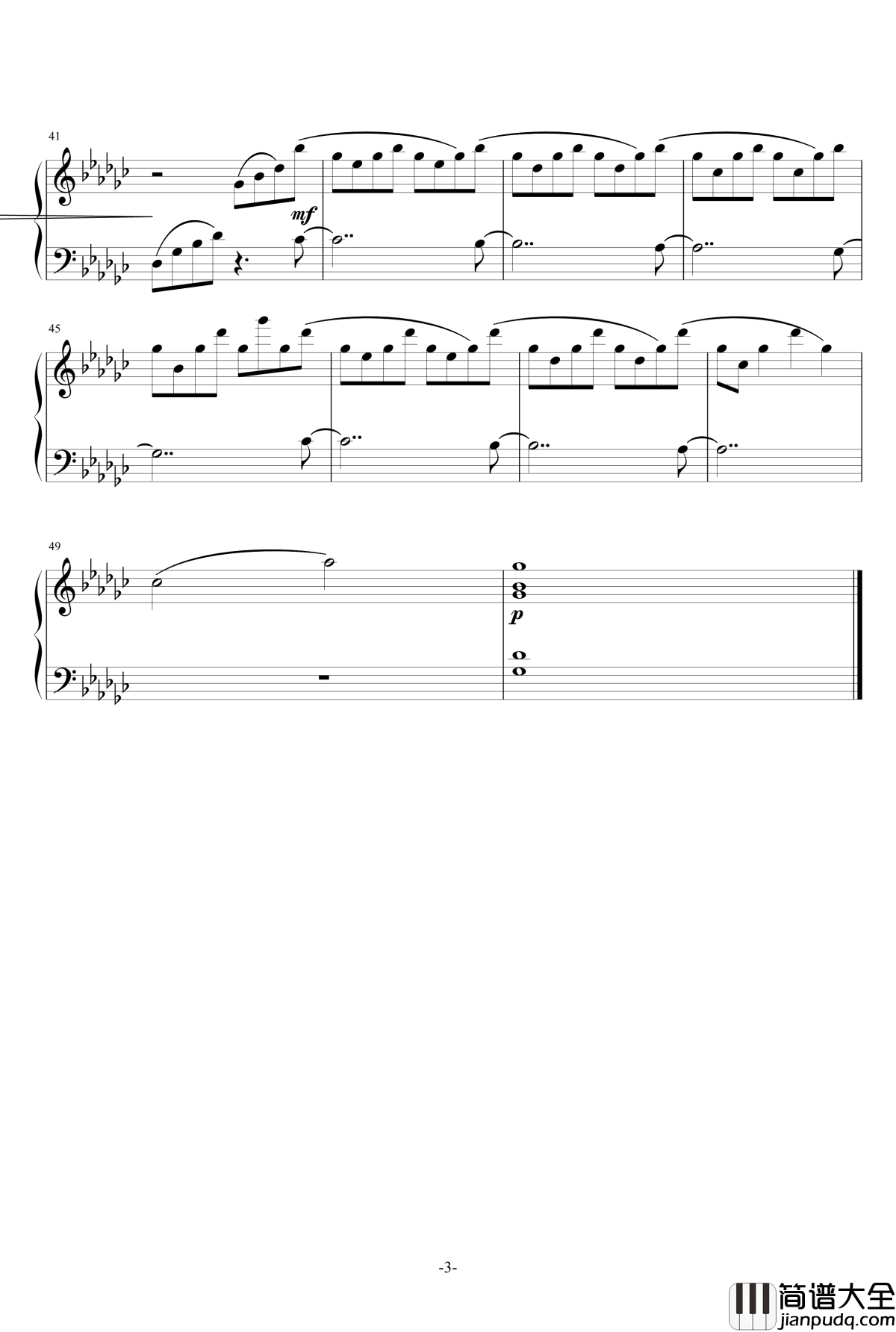 初晨钢琴谱_Supianoz