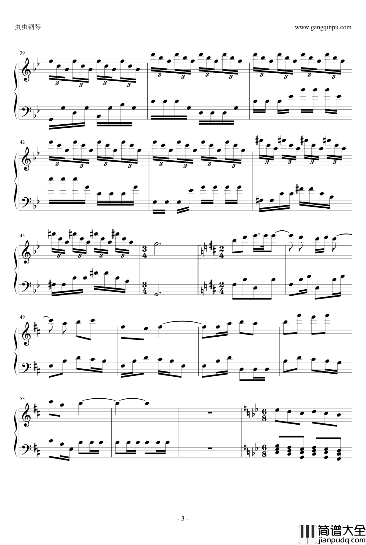 カラス钢琴谱_18918155343