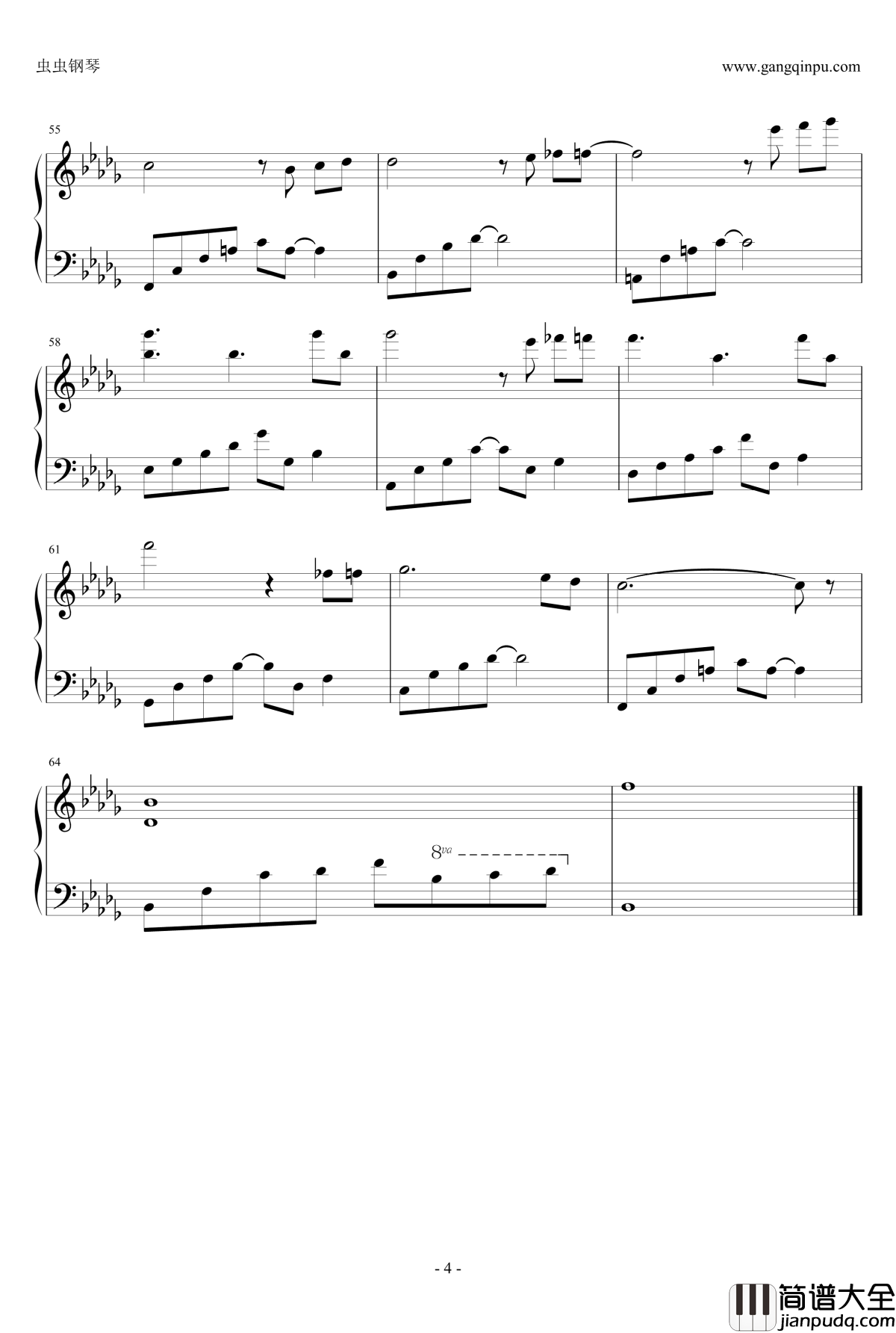 三月上午的阳光钢琴谱_Chopinist