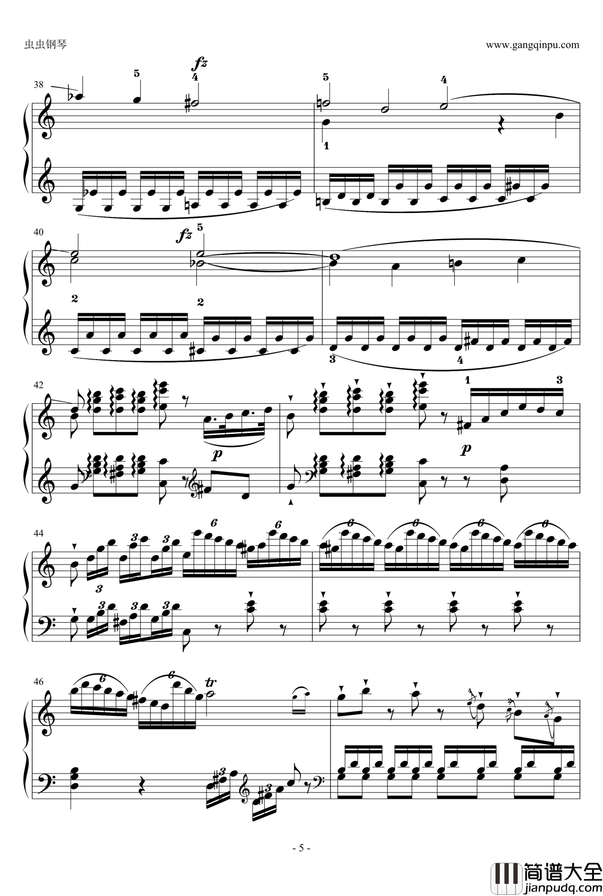 C大调奏鸣曲钢琴谱第一乐章_海顿