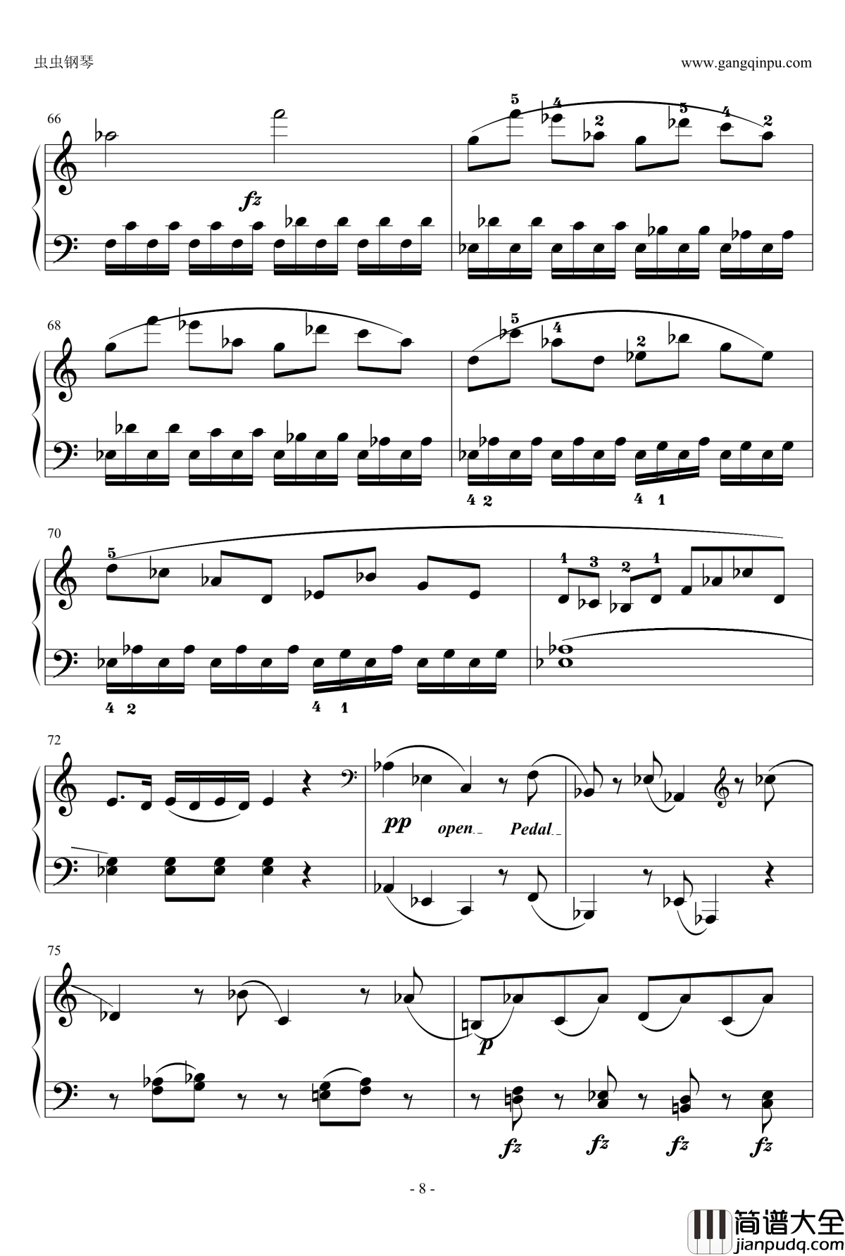 C大调奏鸣曲钢琴谱第一乐章_海顿