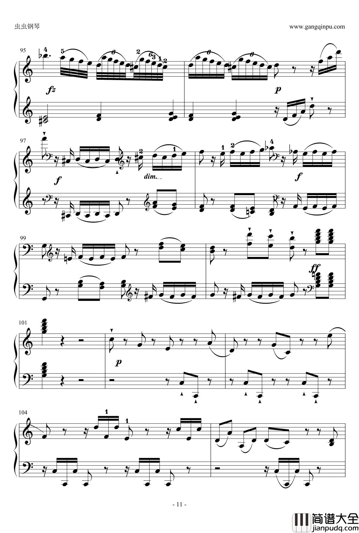 C大调奏鸣曲钢琴谱第一乐章_海顿