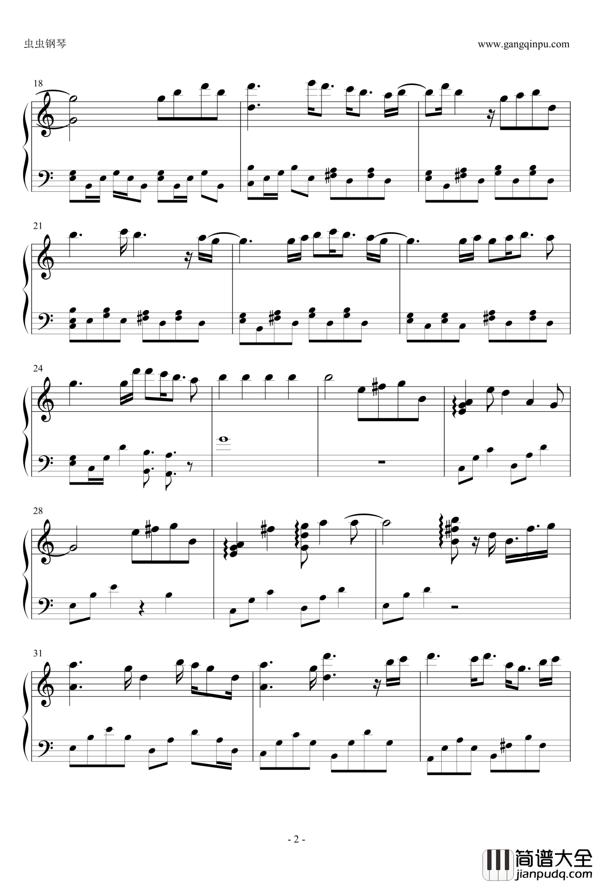 A_lette钢琴谱r_泽野弘之