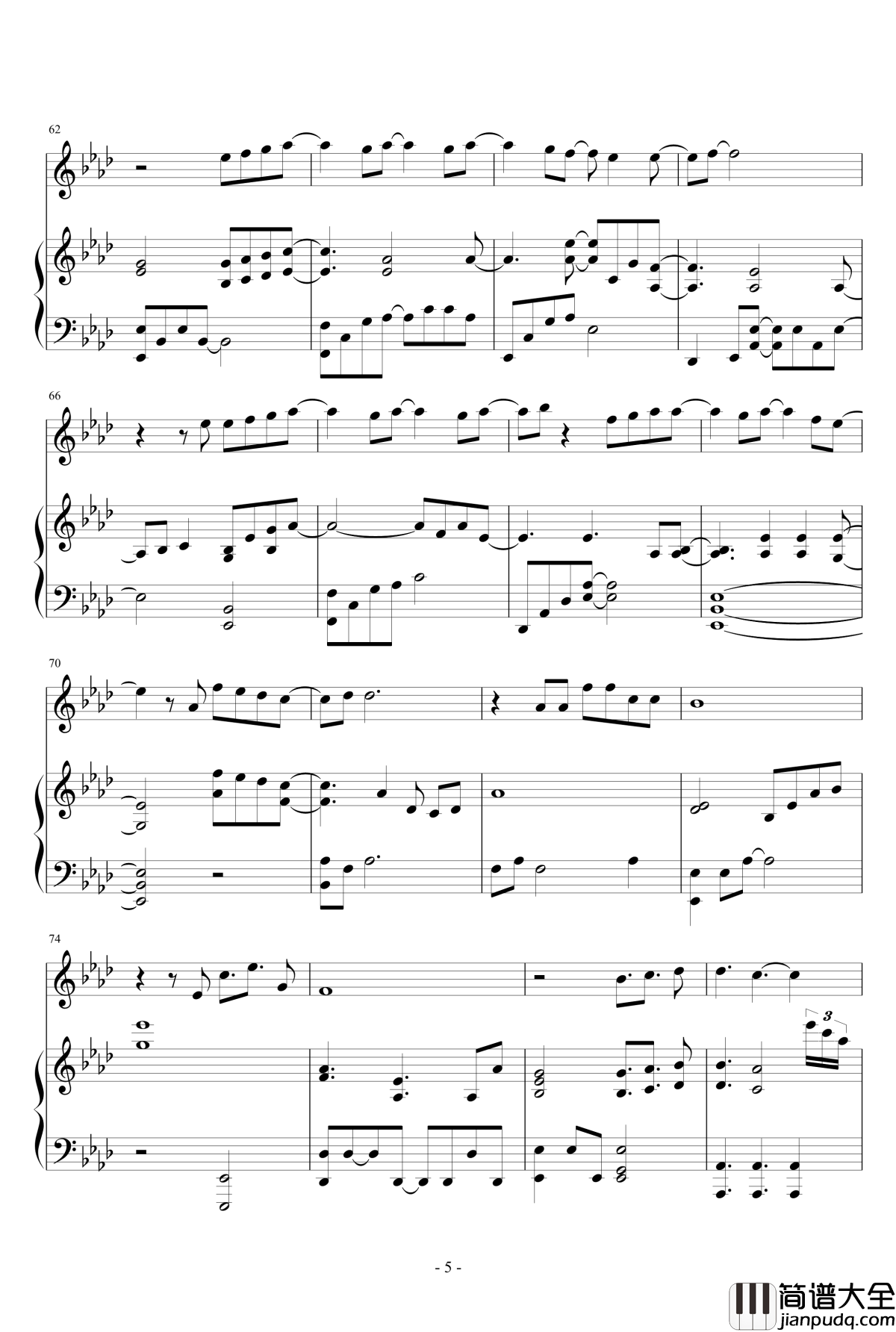 Miracle_In_December钢琴谱_十二月的奇迹_EXO_M