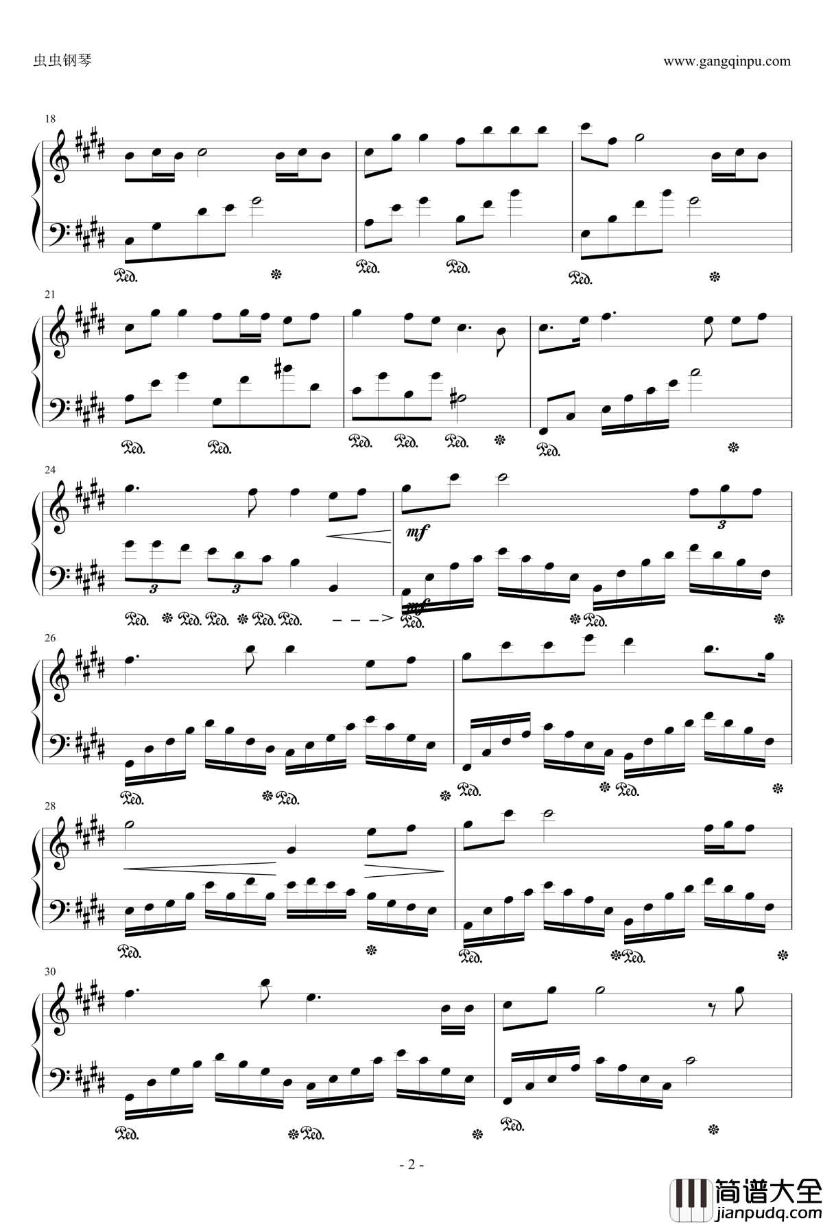 腐草为萤钢琴谱_银临