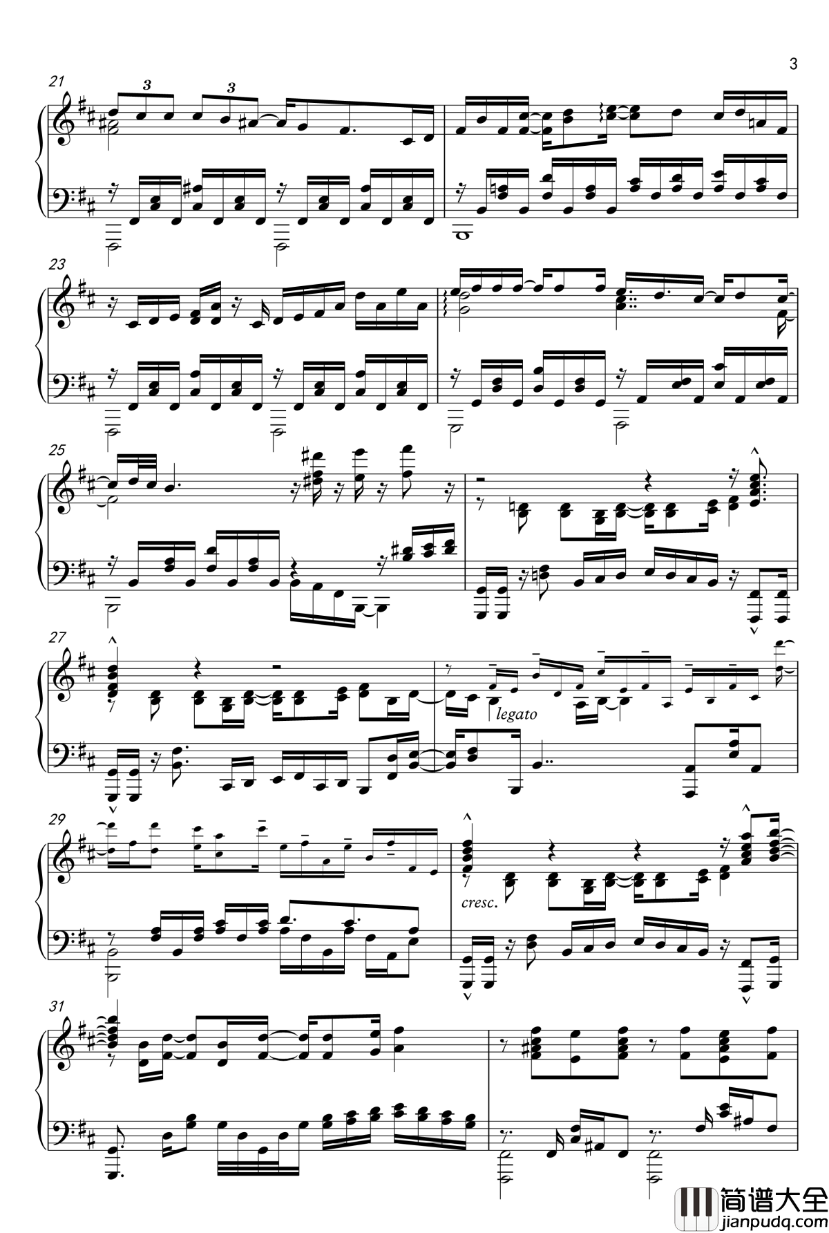 Again钢琴谱_【钢之炼金术师09_ED1】_钢之炼金术师