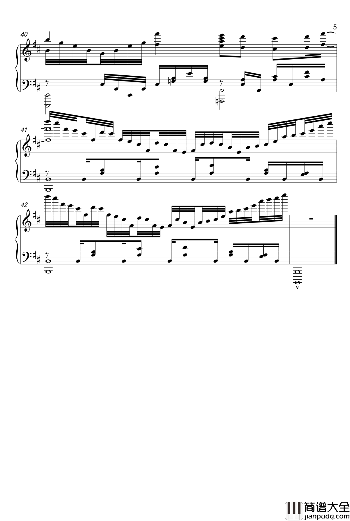 Again钢琴谱_【钢之炼金术师09_ED1】_钢之炼金术师