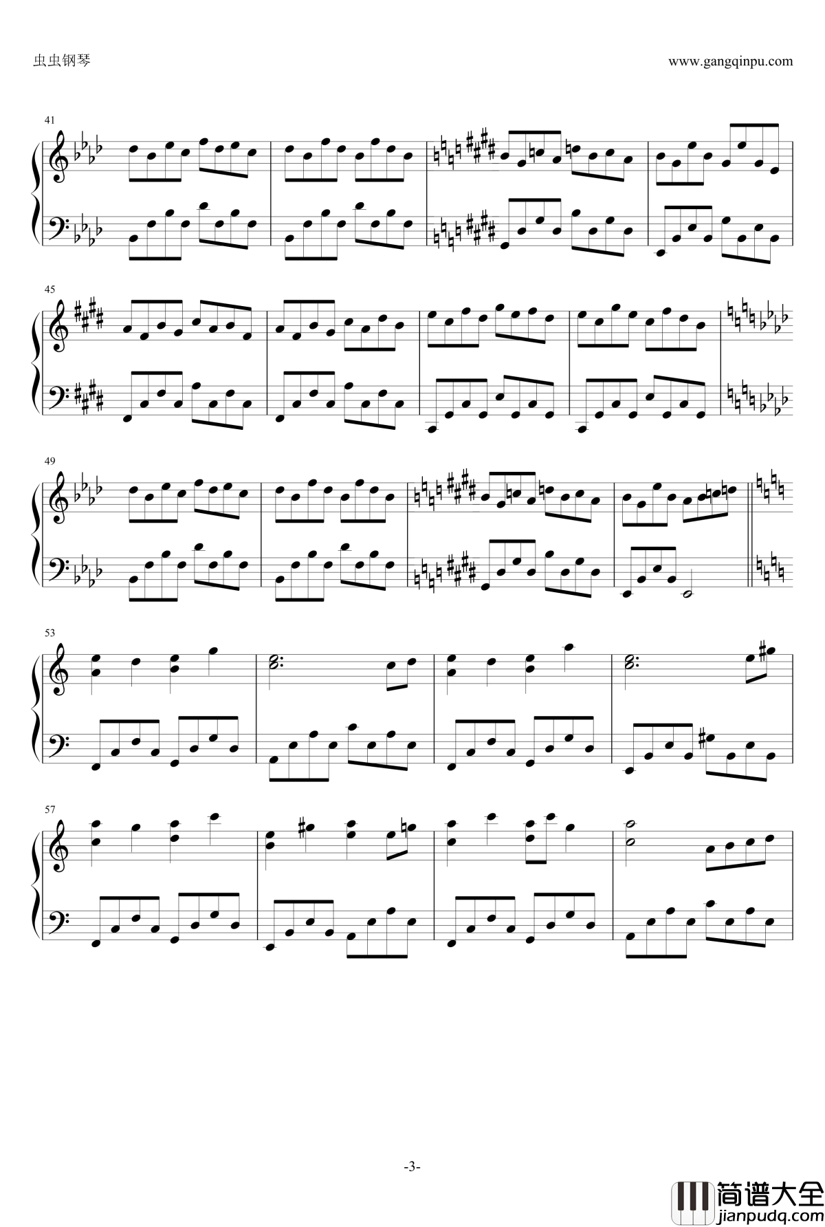 东方绀珠传钢琴谱_永远的春梦_东方project