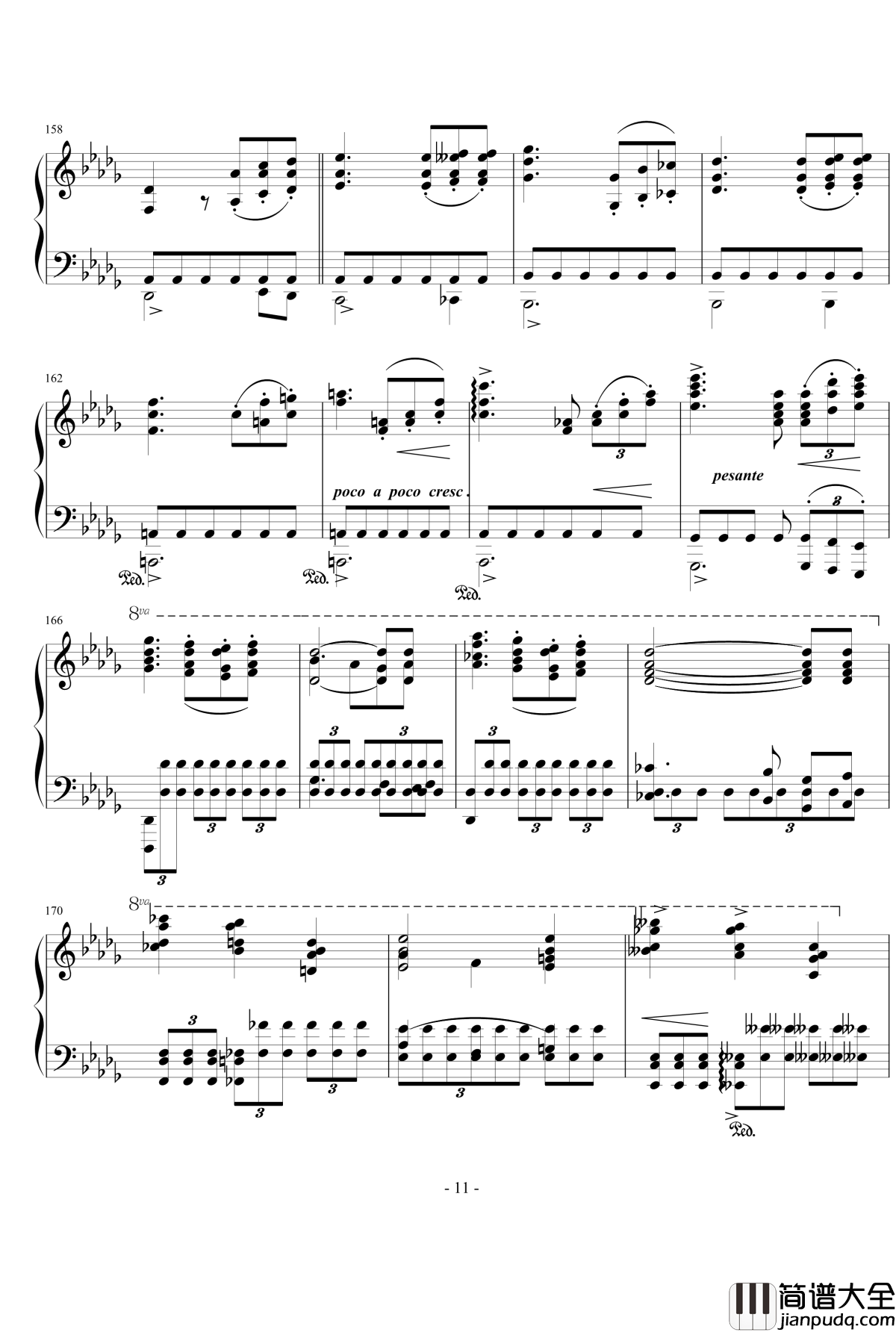 行板钢琴谱_勃拉姆斯_Brahms