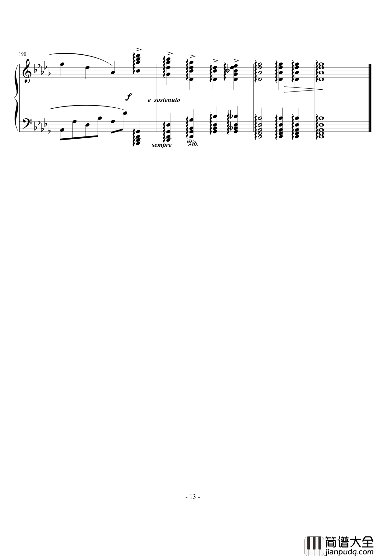 行板钢琴谱_勃拉姆斯_Brahms