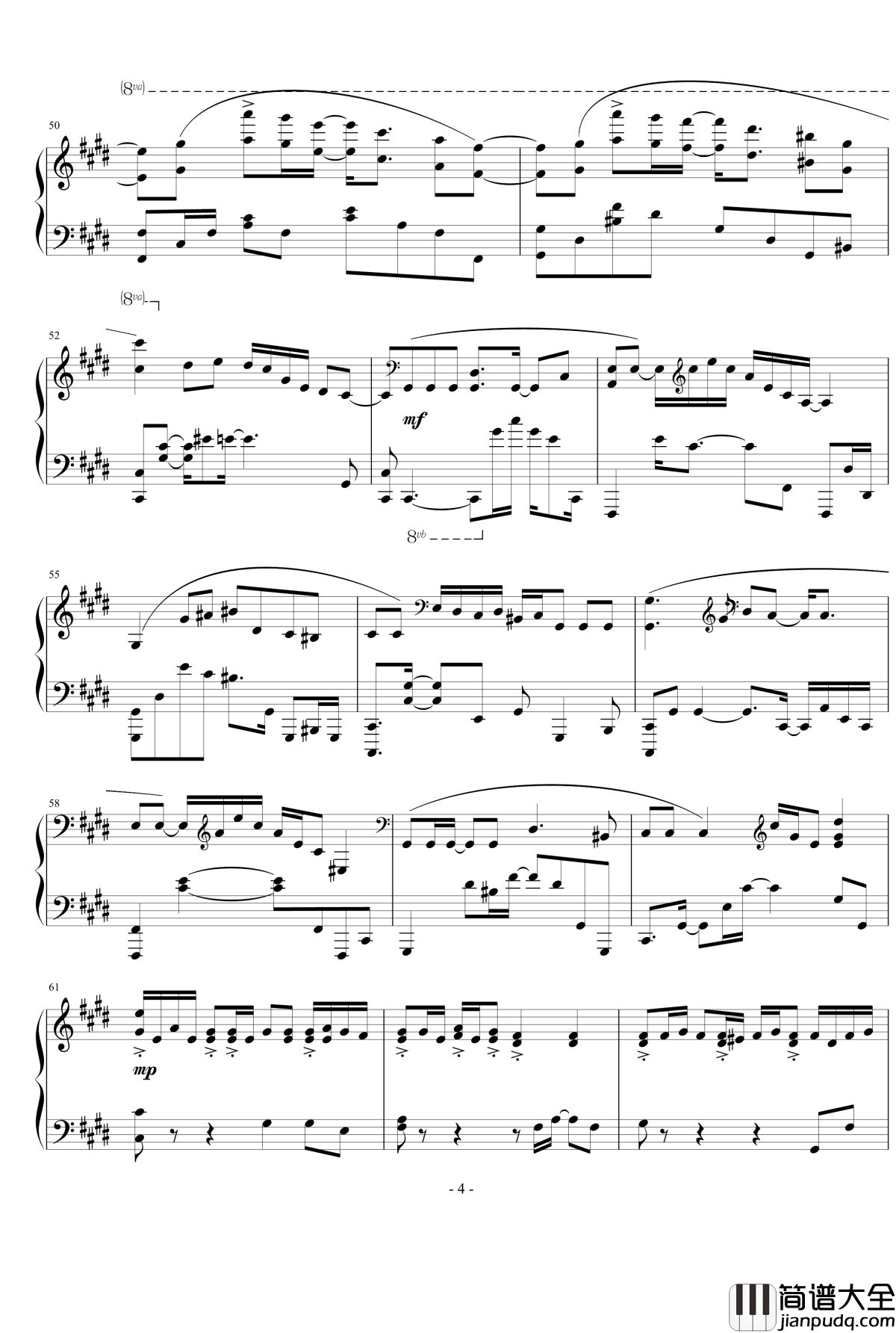 谜希腊钢琴谱_harmonypiano