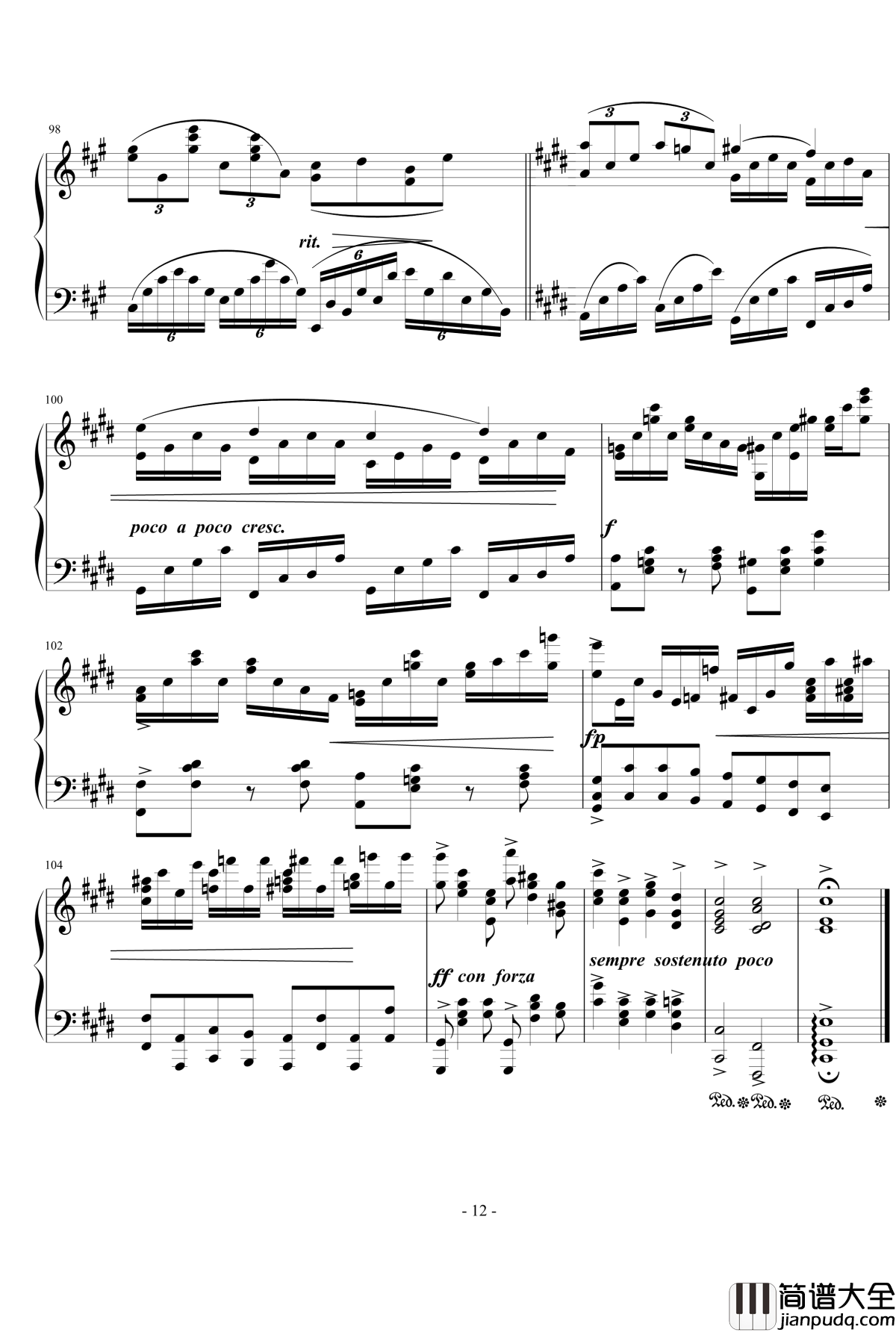 烂大俗奏鸣曲钢琴谱_1乐章_nyride