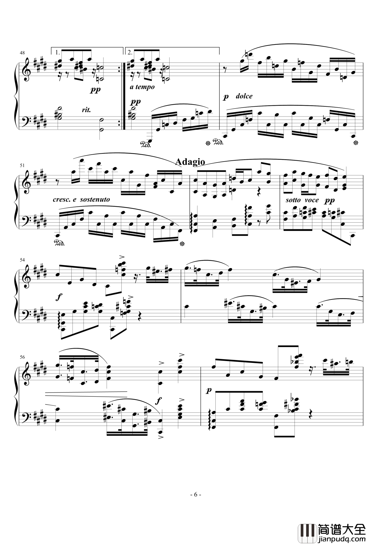 烂大俗奏鸣曲钢琴谱_1乐章_nyride