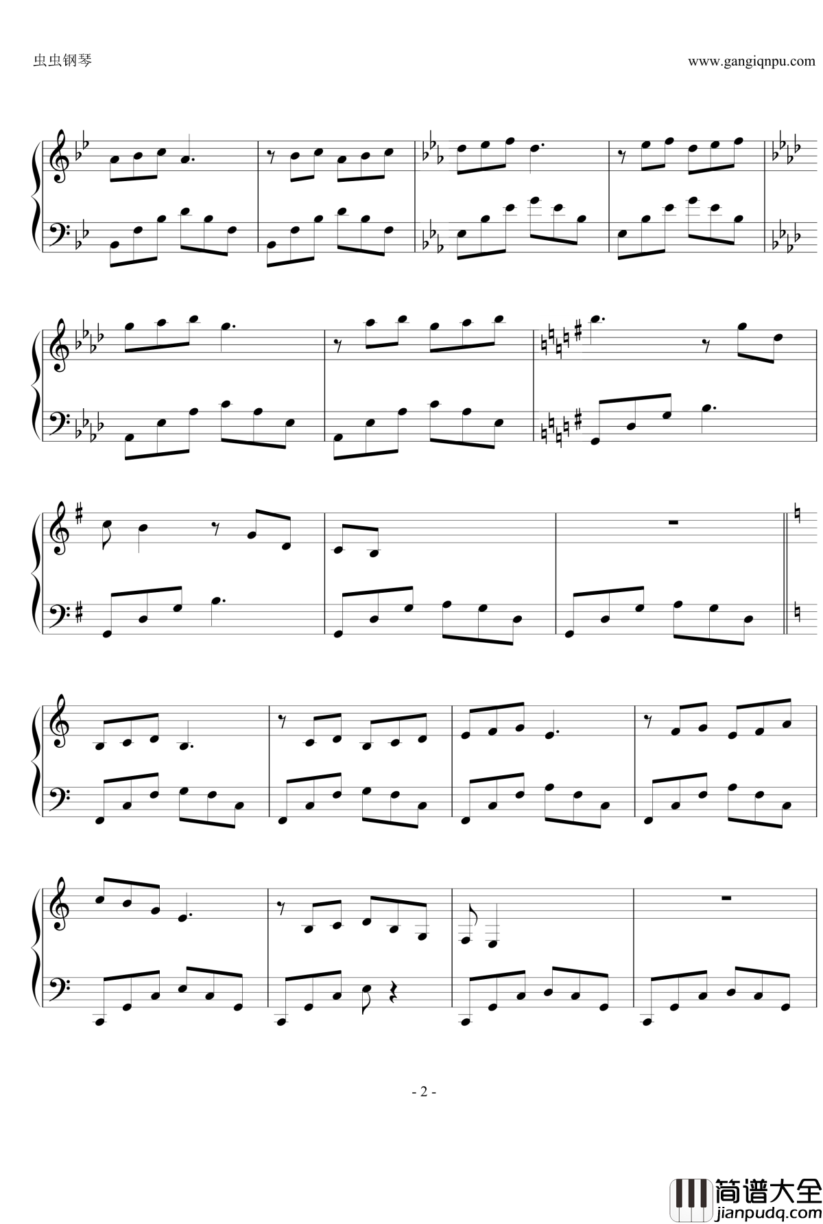 淡き心象を抱き缔めて钢琴谱_white_lips