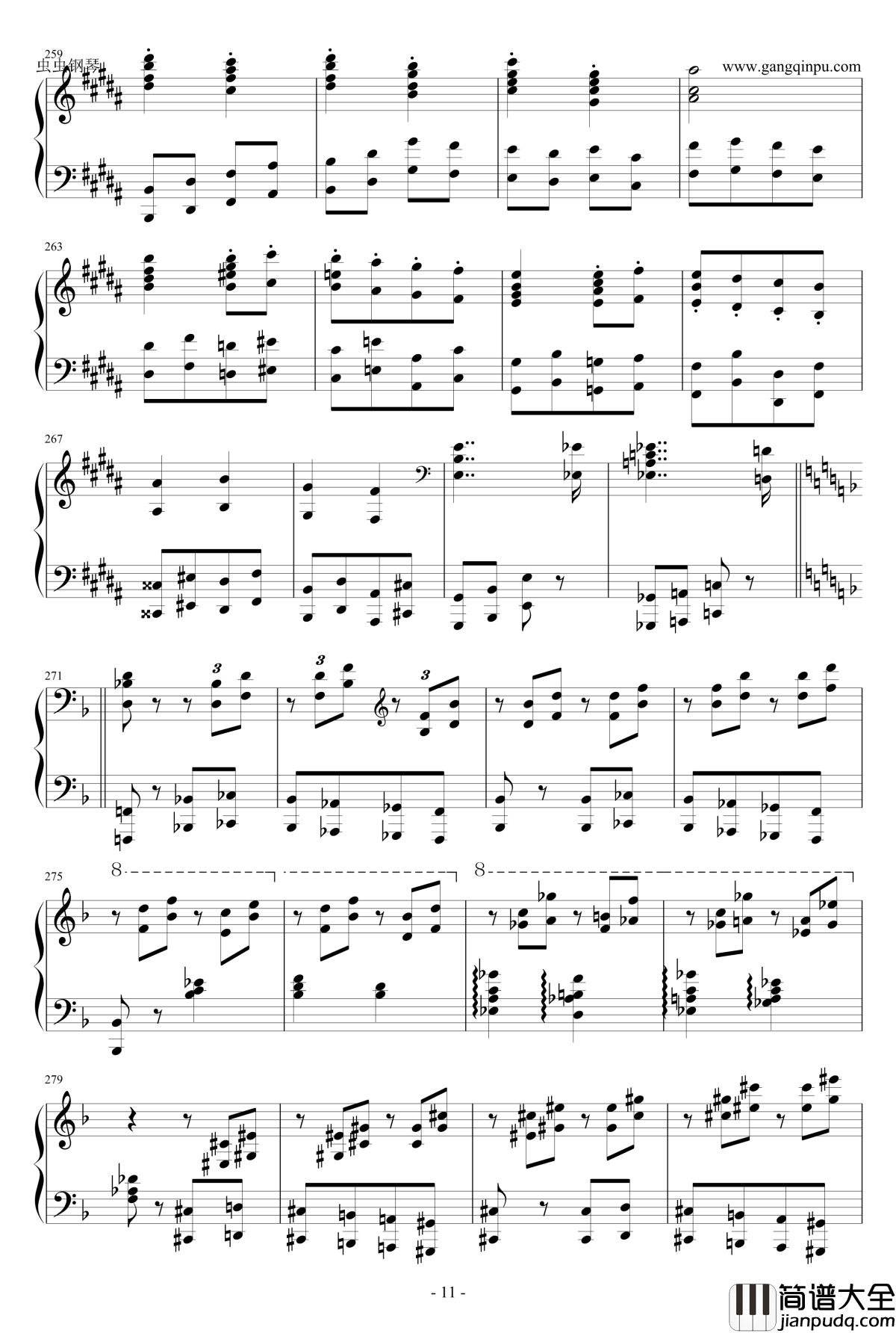 死之舞钢琴谱_双手改编_李斯特