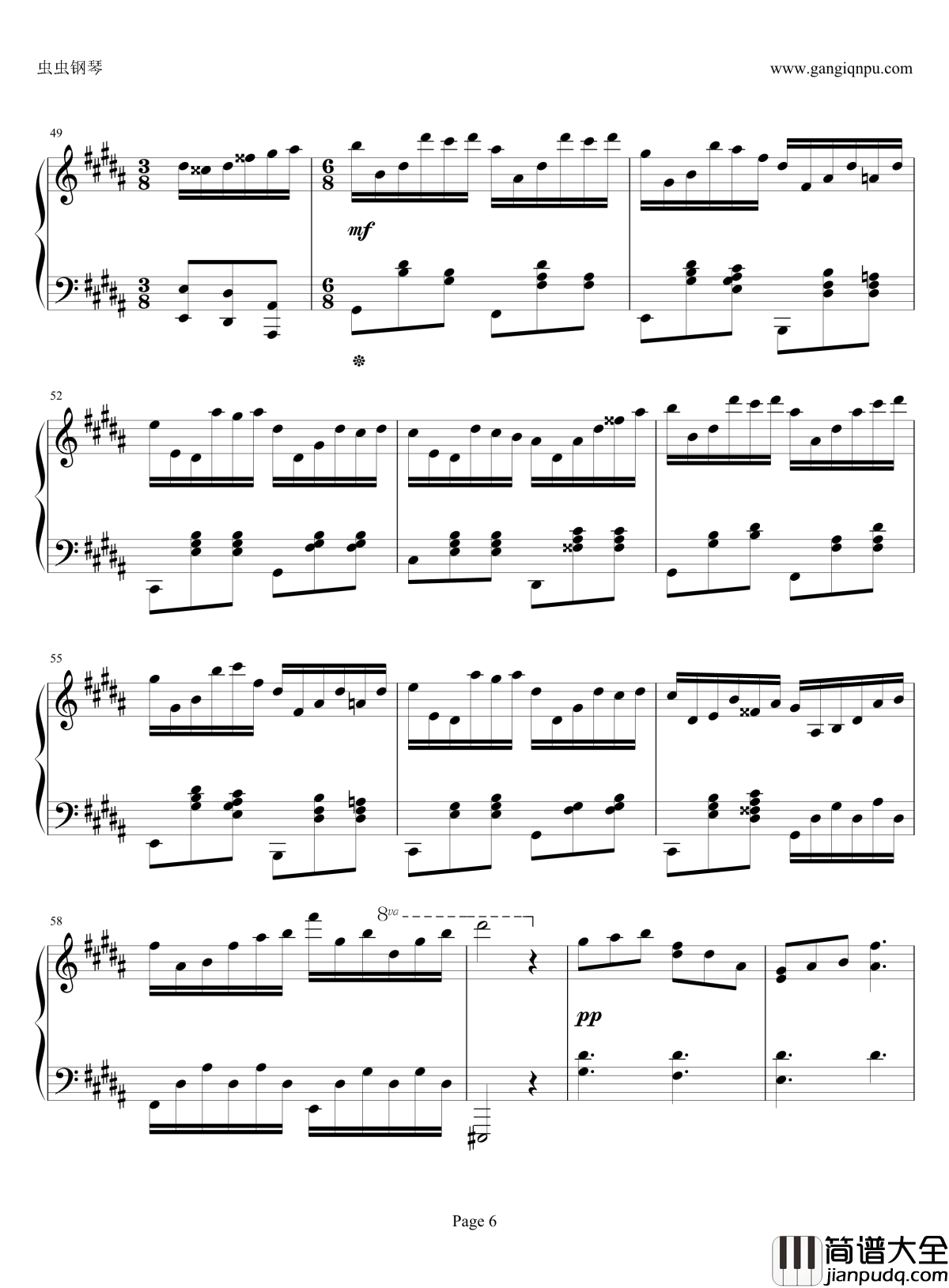 流离的假华尔兹钢琴谱_飞腾哈哈