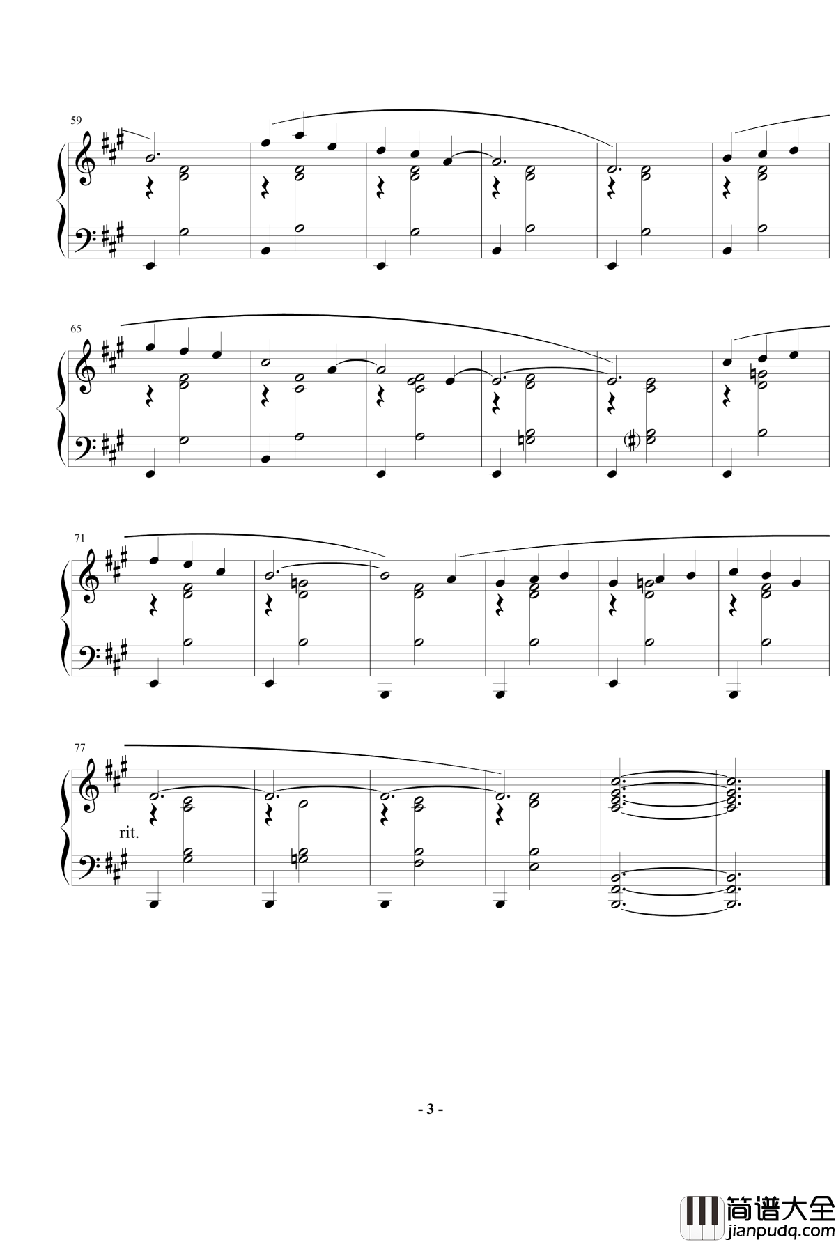 4éme.Gymnopédie钢琴谱_KioooS