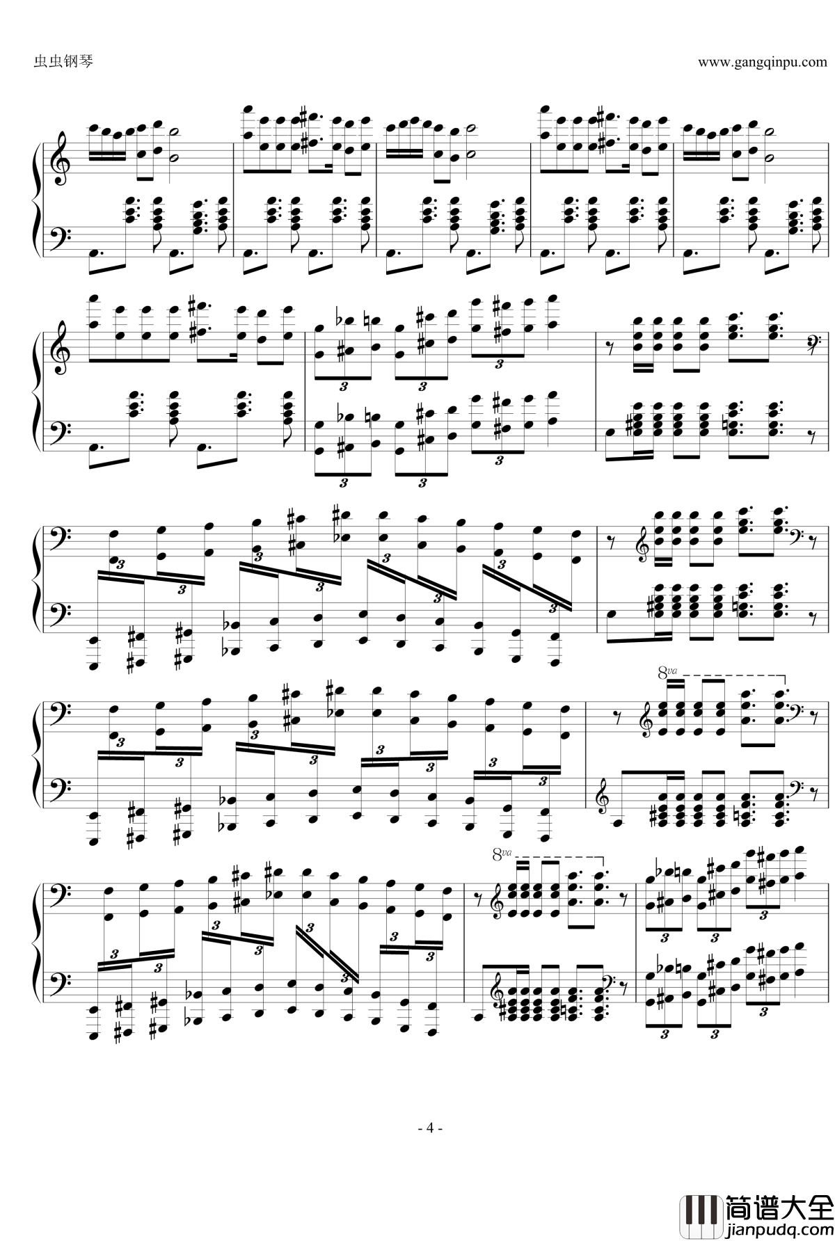 Carnival钢琴谱_动物狂欢节__Appassionata__马克西姆_Maksim·Mrvica