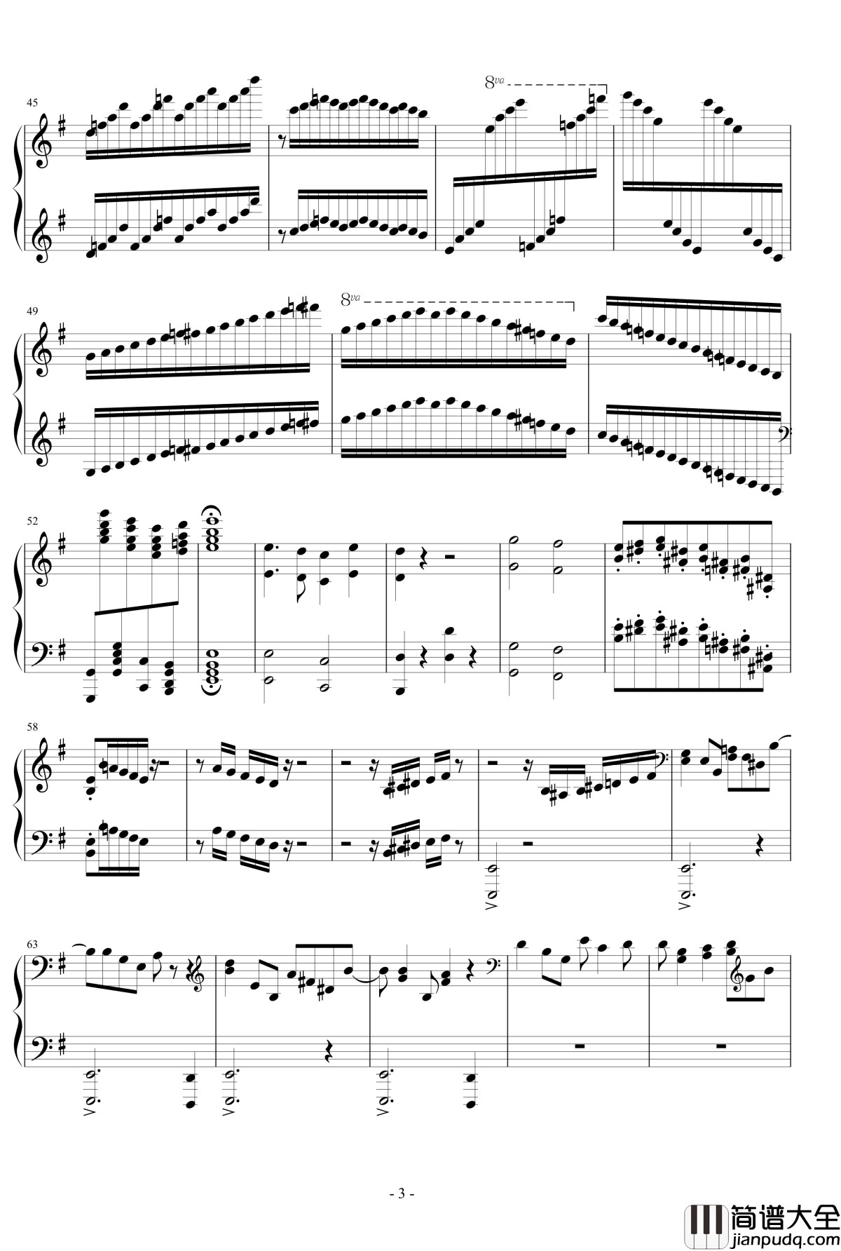 The_Gypsy_Maid钢琴谱_吉普赛女郎_马克西姆_Maksim·Mrvica