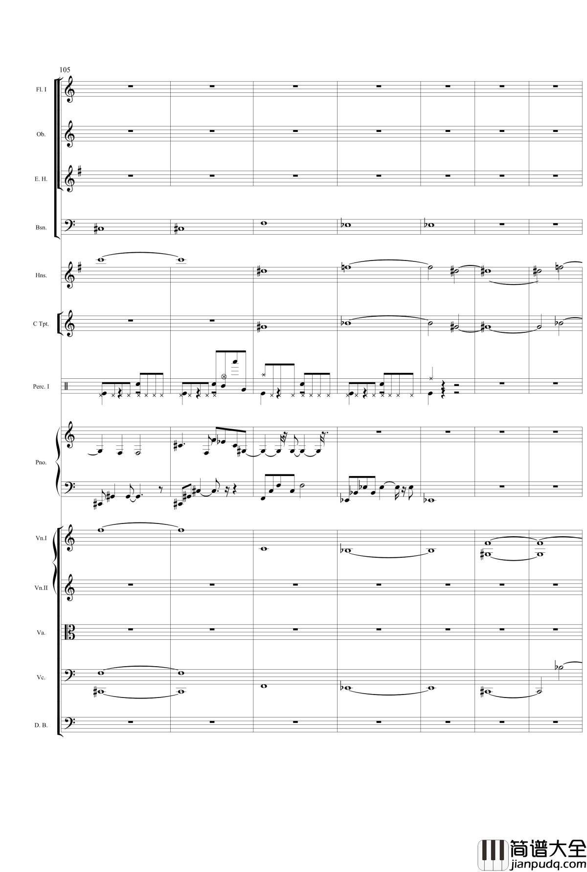 泰坦尼克号主题曲钢琴谱_泰坦尼克