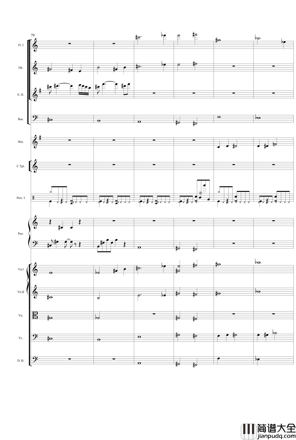 泰坦尼克号主题曲钢琴谱_泰坦尼克