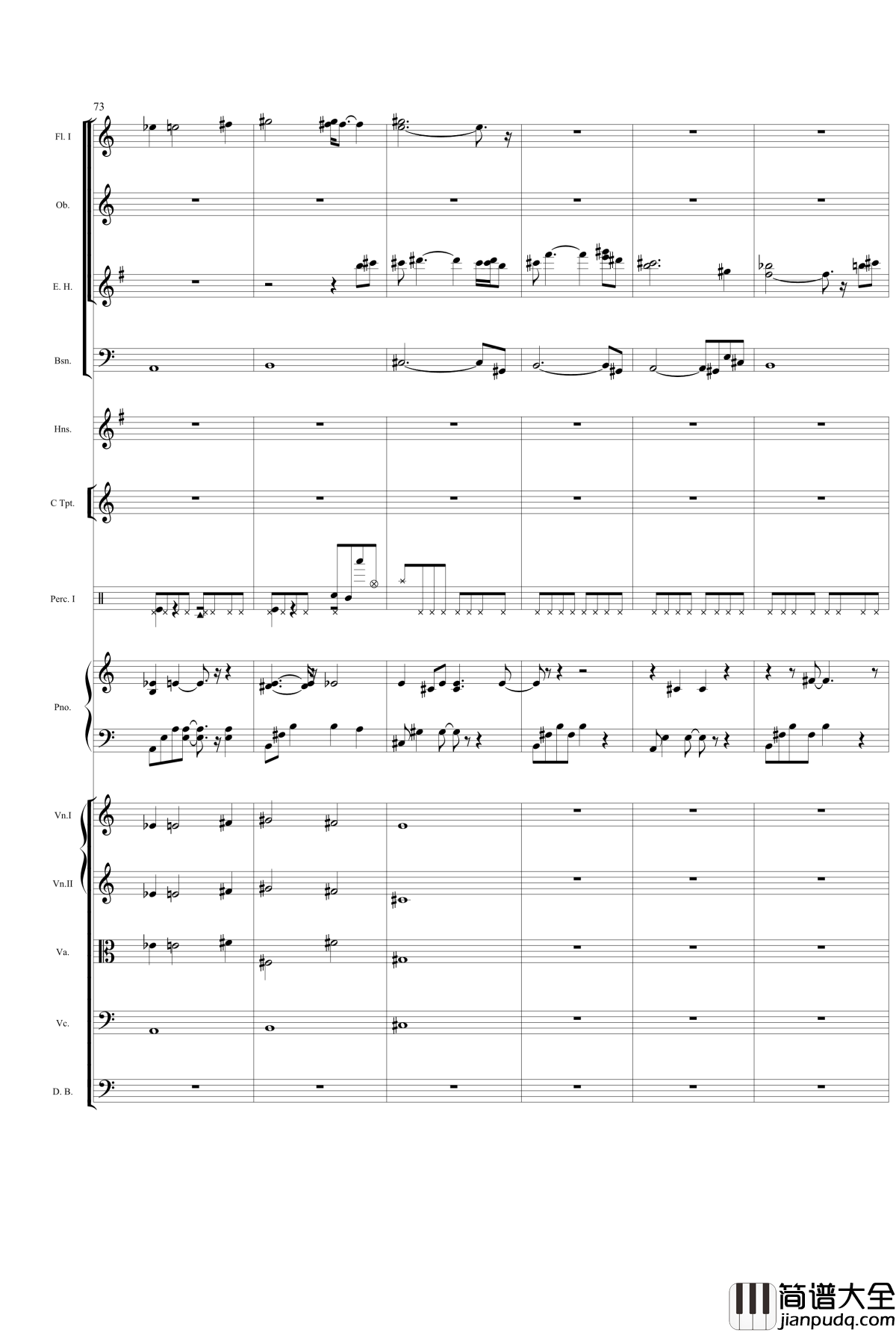 泰坦尼克号主题曲钢琴谱_泰坦尼克