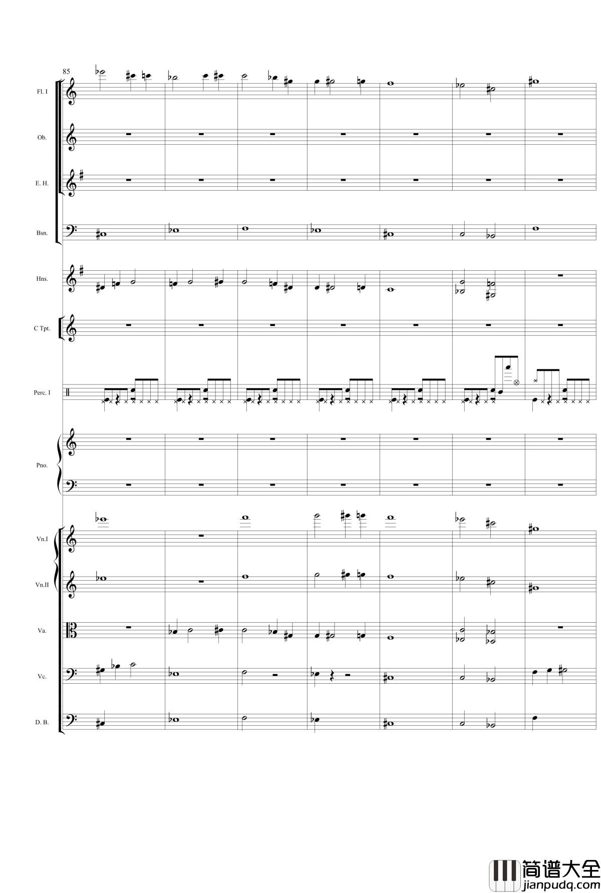 泰坦尼克号主题曲钢琴谱_泰坦尼克