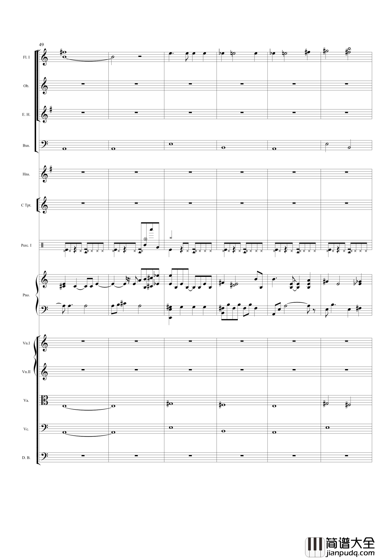 泰坦尼克号主题曲钢琴谱_泰坦尼克