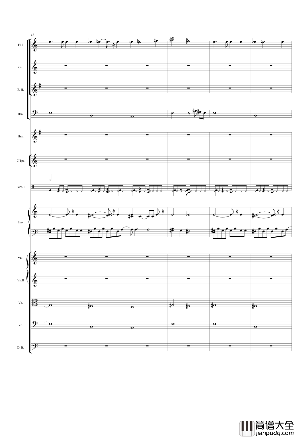 泰坦尼克号主题曲钢琴谱_泰坦尼克