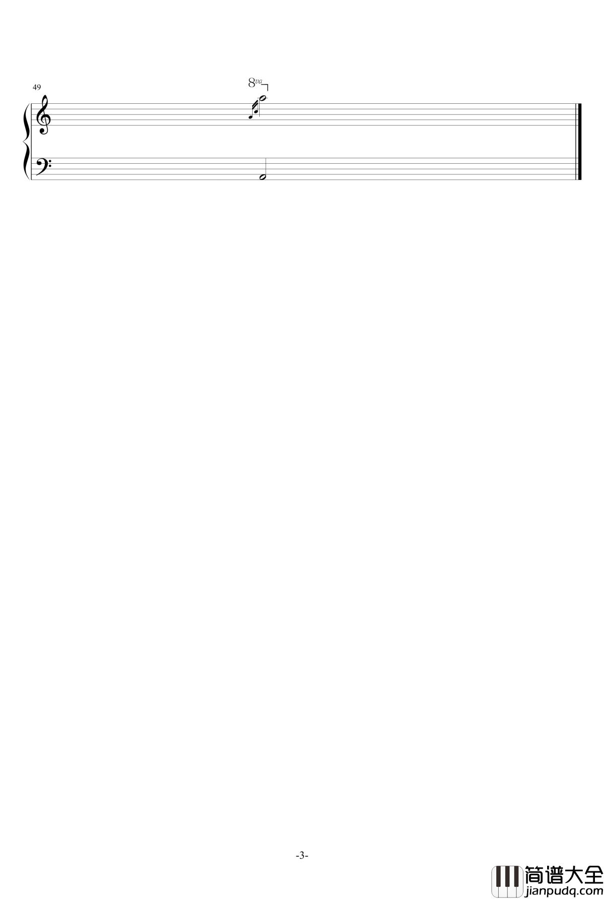 夜的钢琴曲4钢琴谱_金龙鱼优化版_石进