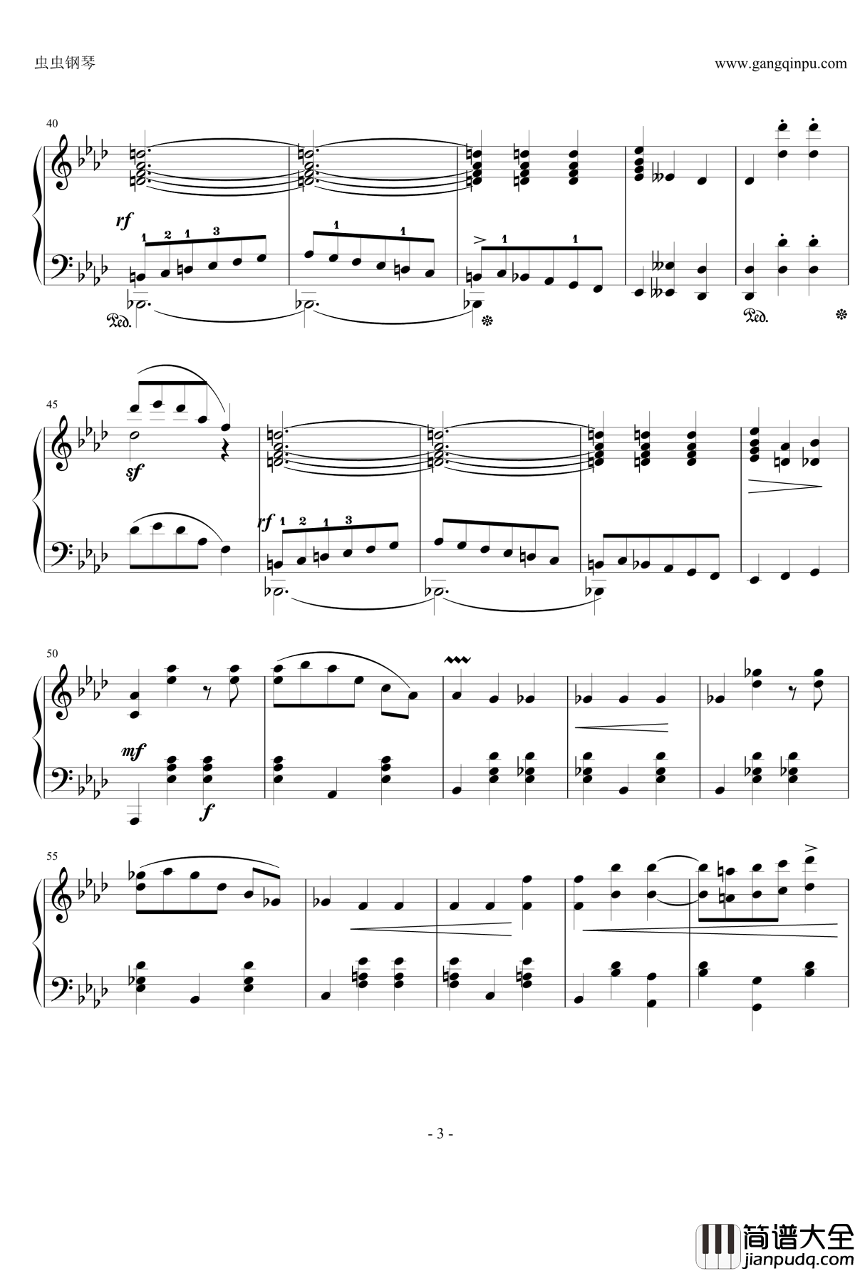 狂欢节钢琴谱_之前奏_舒曼