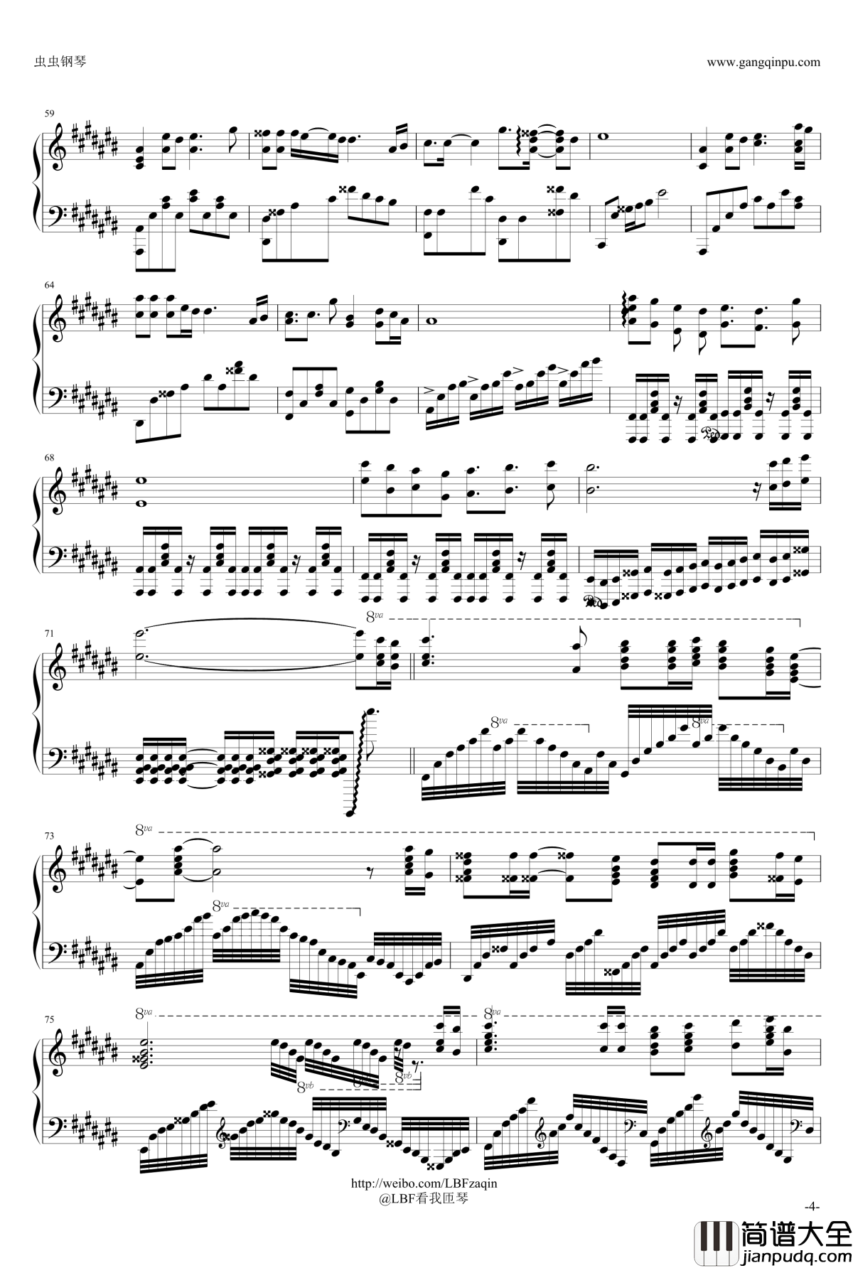 画江湖之不良人ED钢琴谱_LBF_画江湖之不良人