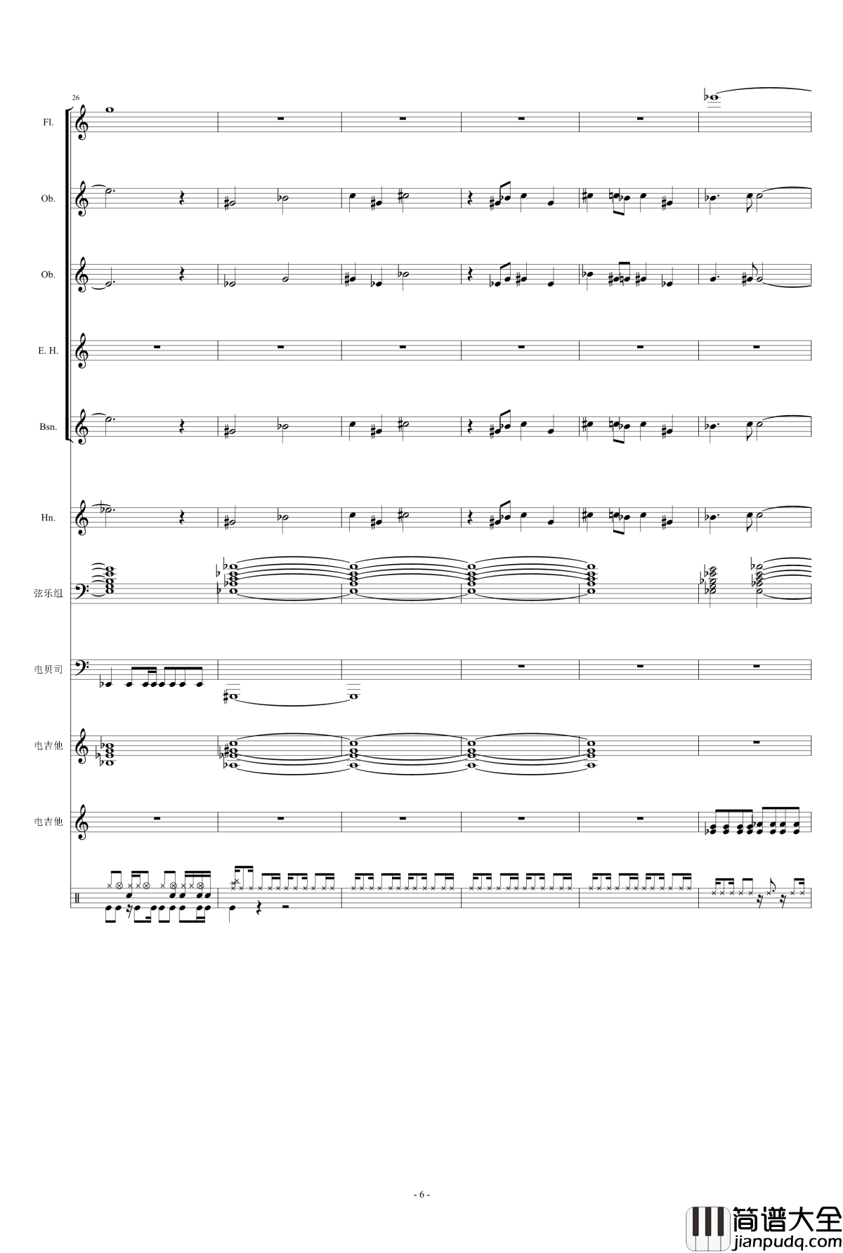 麻美主题钢琴谱总谱_巴麻美