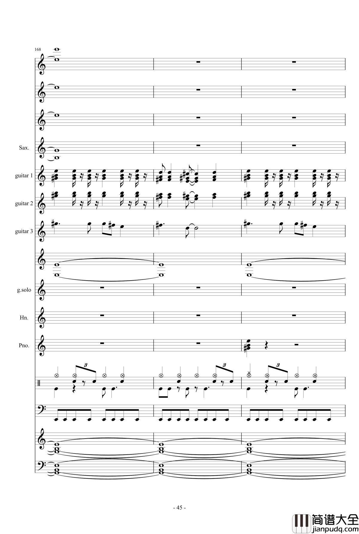 数码宝贝主题钢琴谱曲_总谱