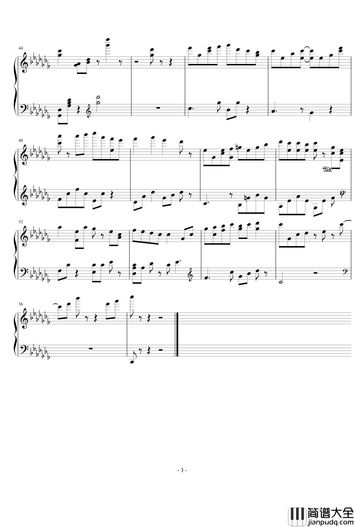 麻酱面，麻酱跟面要分开钢琴谱_萝卜仁