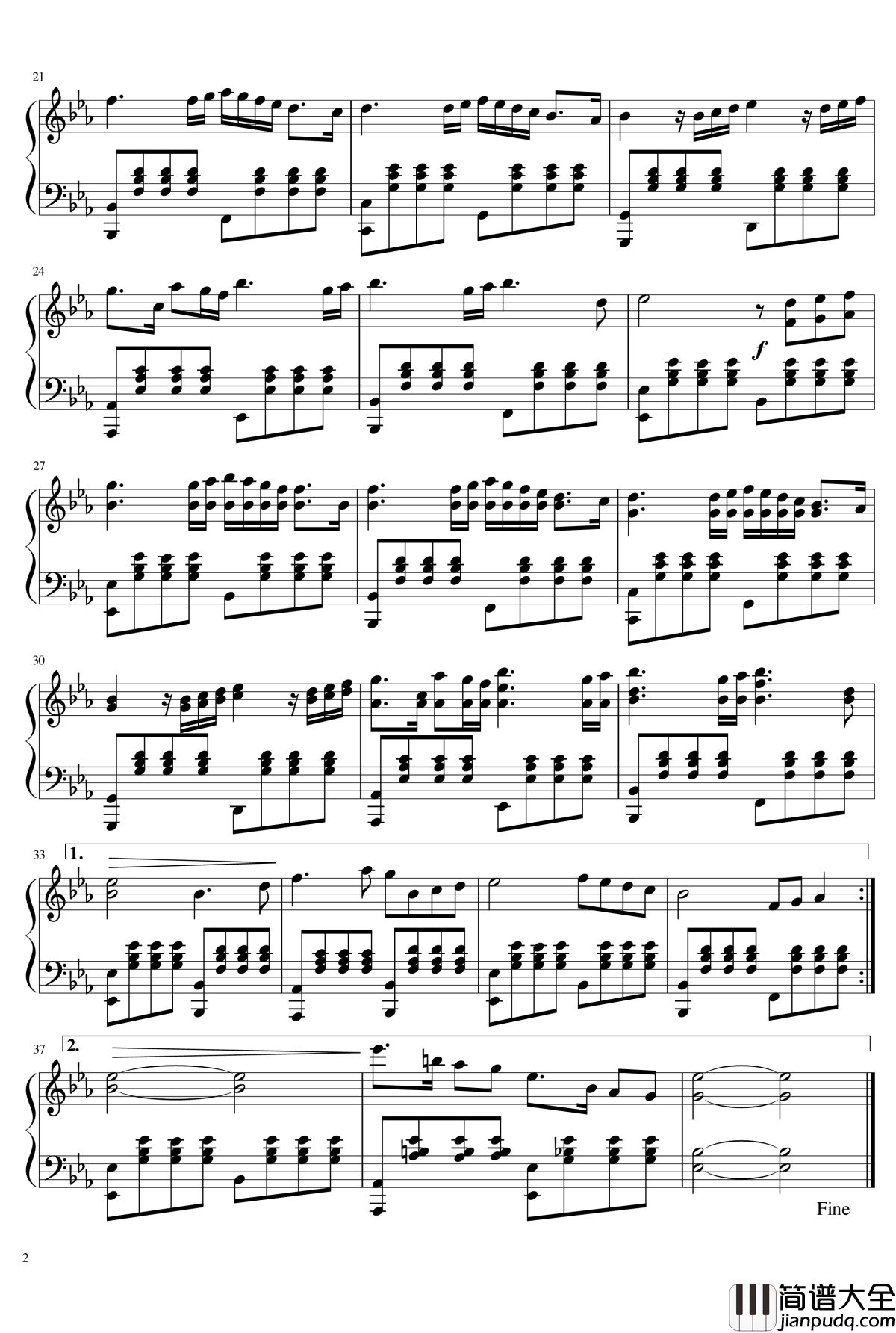 消逝的回忆钢琴谱_An_Evanescent_Memory_slincres