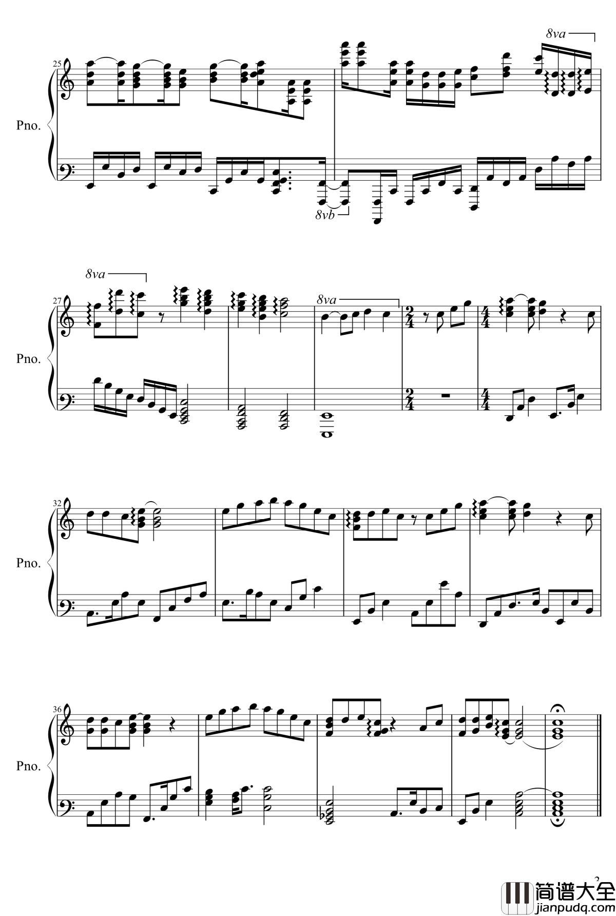 See_You_Again钢琴谱__纯钢琴_华丽版_—_速度与激情7主题曲_Paul_Walker,_Wiz_Khalifa,_Charlie_Puth