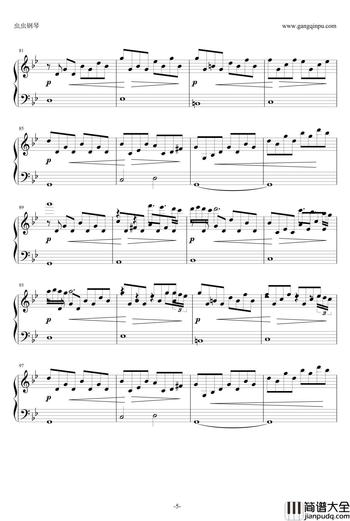 Clubbed_to_Death钢琴谱_电影_黑客帝国_插曲