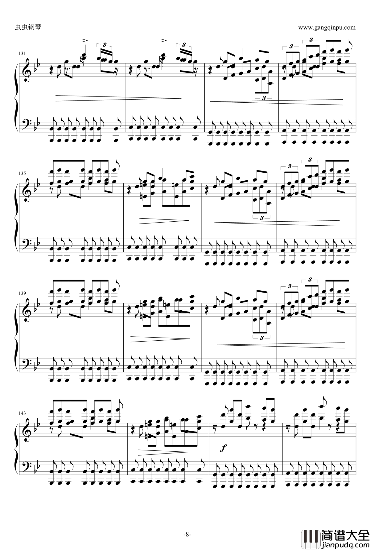 Clubbed_to_Death钢琴谱_电影_黑客帝国_插曲