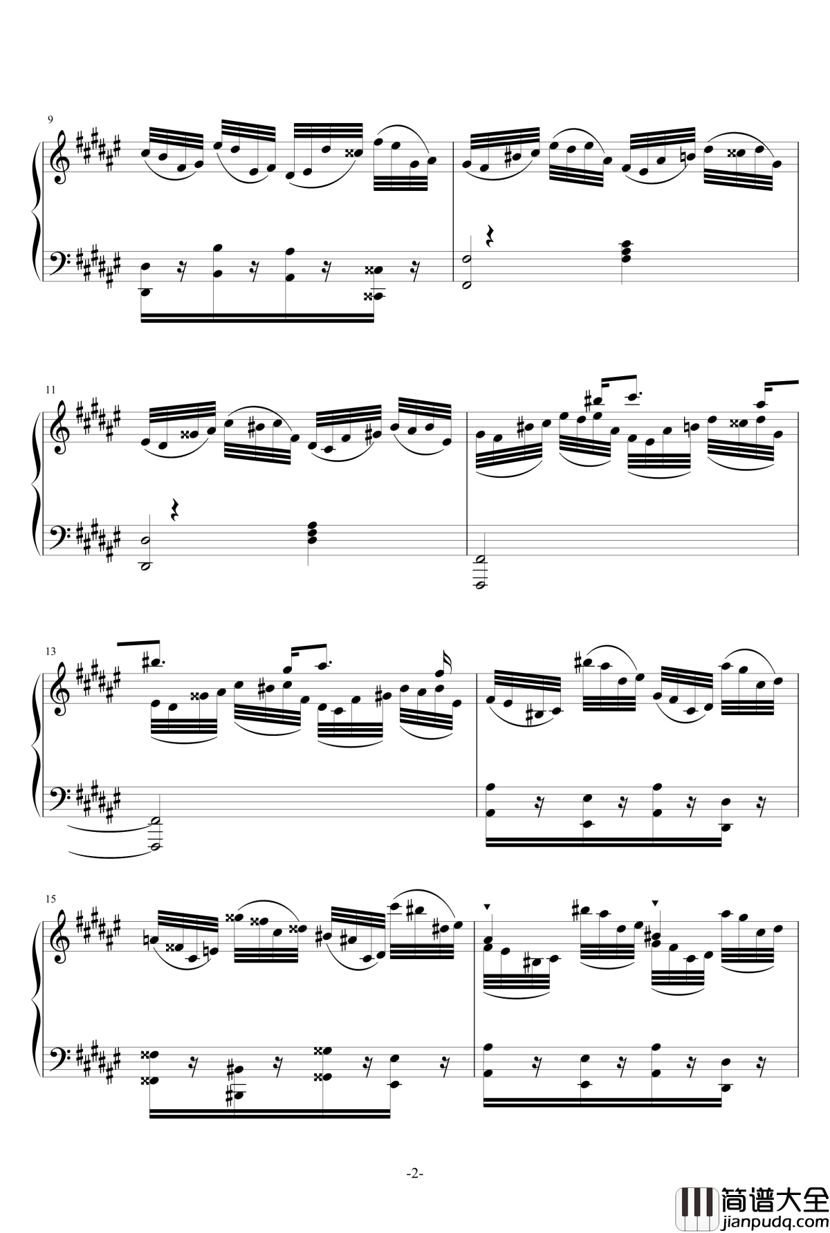 Etude_in_D_sharp_minor钢琴谱_KioooS