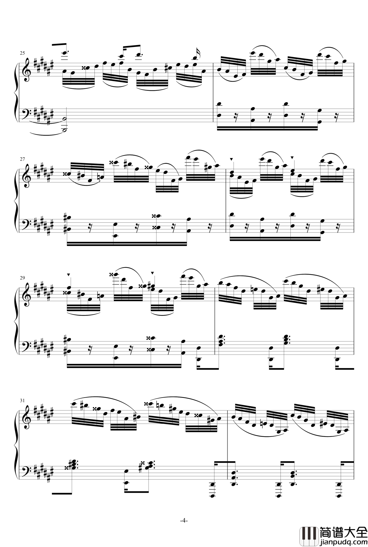 Etude_in_D_sharp_minor钢琴谱_KioooS