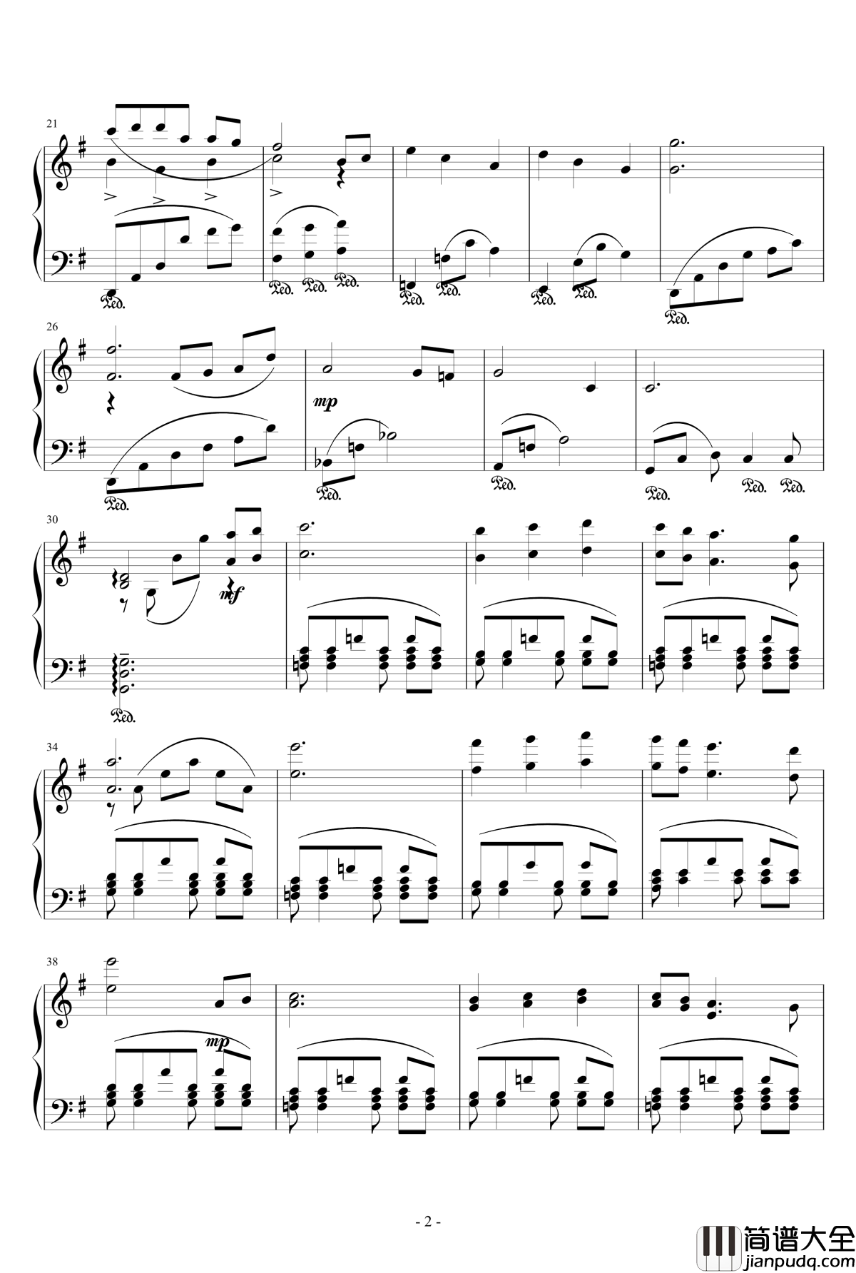 龙之梦钢琴谱_重置版_冒险岛