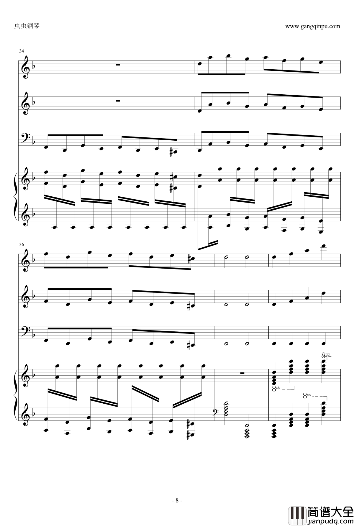 Rollerball钢琴谱_极速风暴_总谱_马克西姆_Maksim·Mrvica