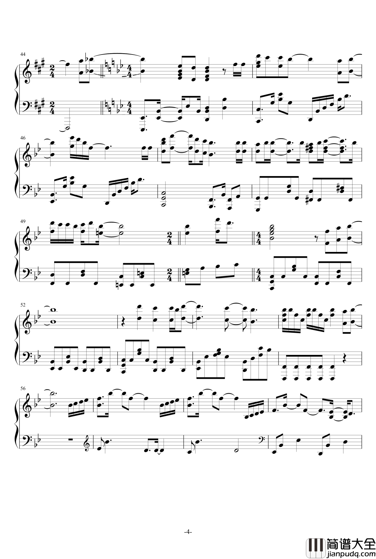 UR钢琴谱_金泰妍