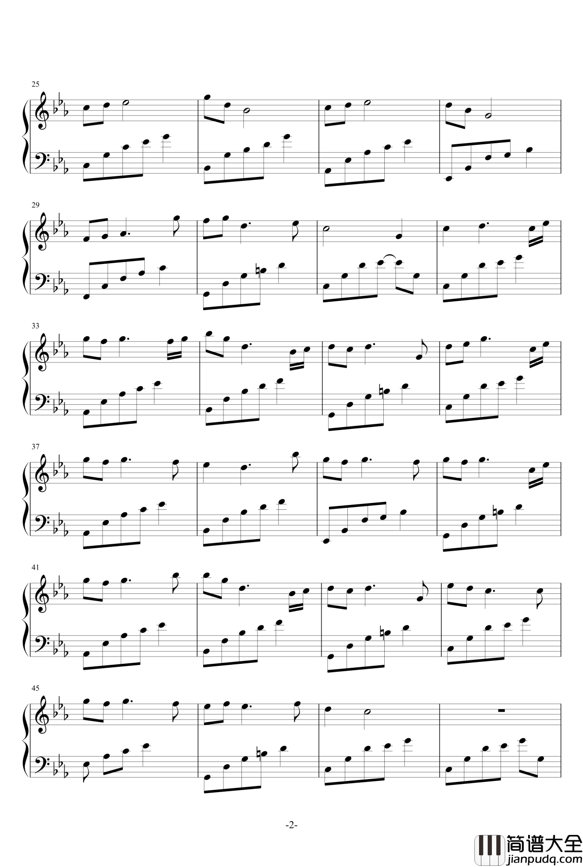 夜的钢琴曲22钢琴谱_金龙鱼优化版_石进